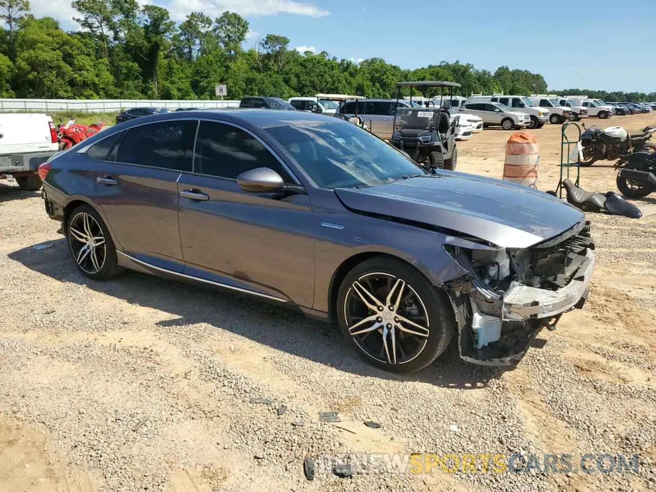 4 fotografías del automóvil dañado 1HGCV3F93MA011954 HONDA ACCORD 2021