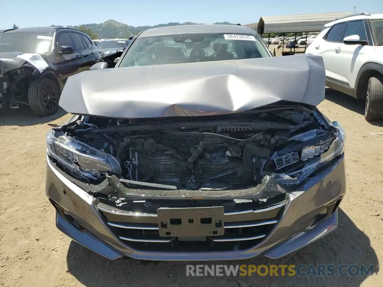 5 fotografías del automóvil dañado 1HGCV3F93MA022890 HONDA ACCORD 2021