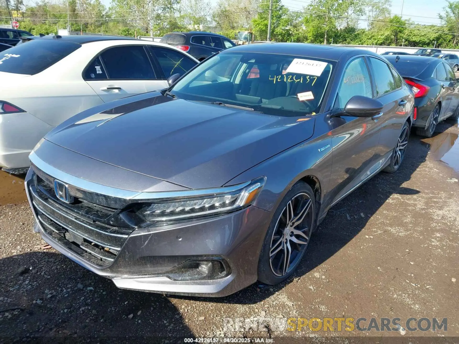2 fotografías del automóvil dañado 1HGCV3F96MA018350 HONDA ACCORD 2021
