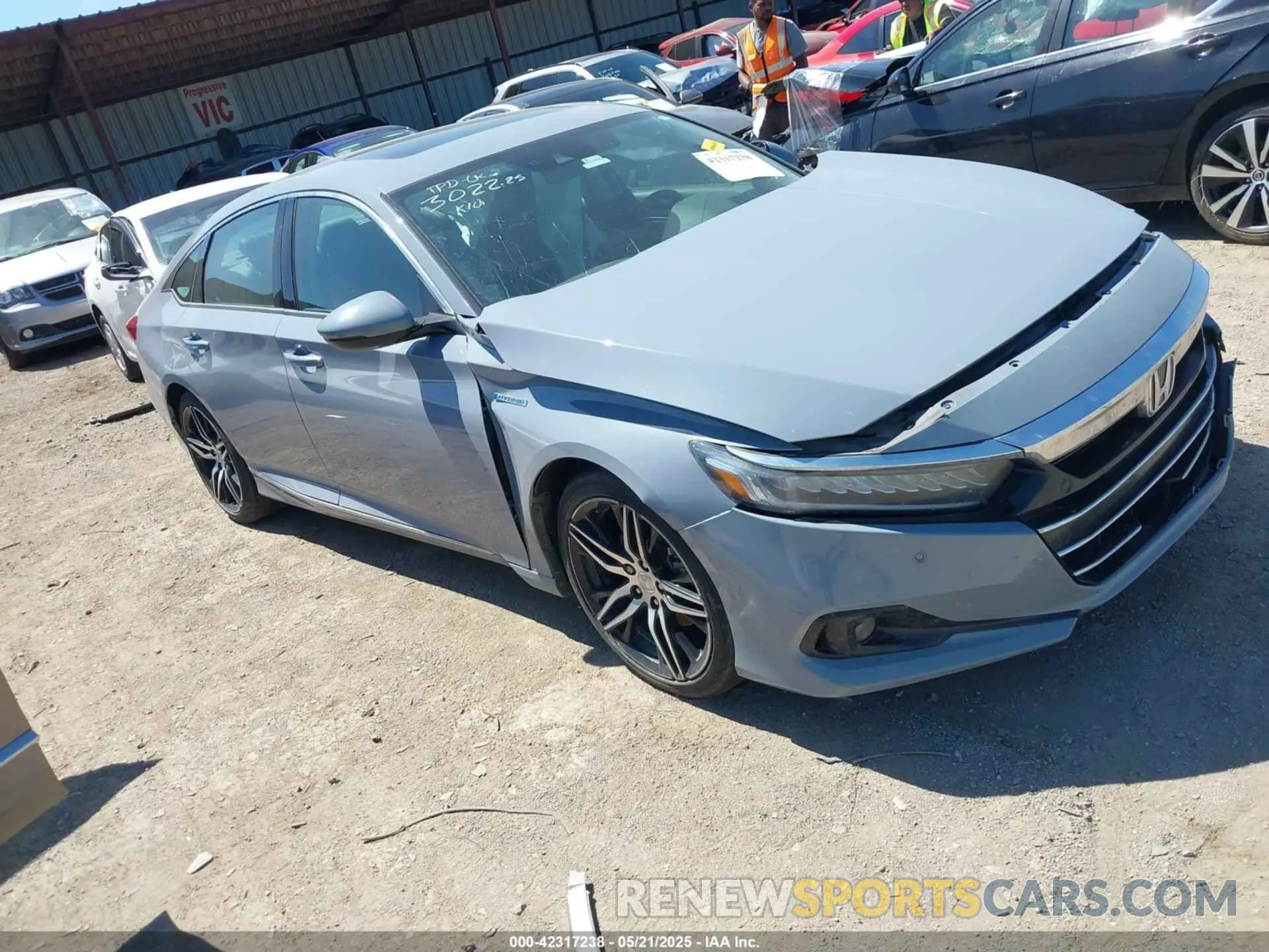 1 fotografías del automóvil dañado 1HGCV3F99MA012932 HONDA ACCORD 2021