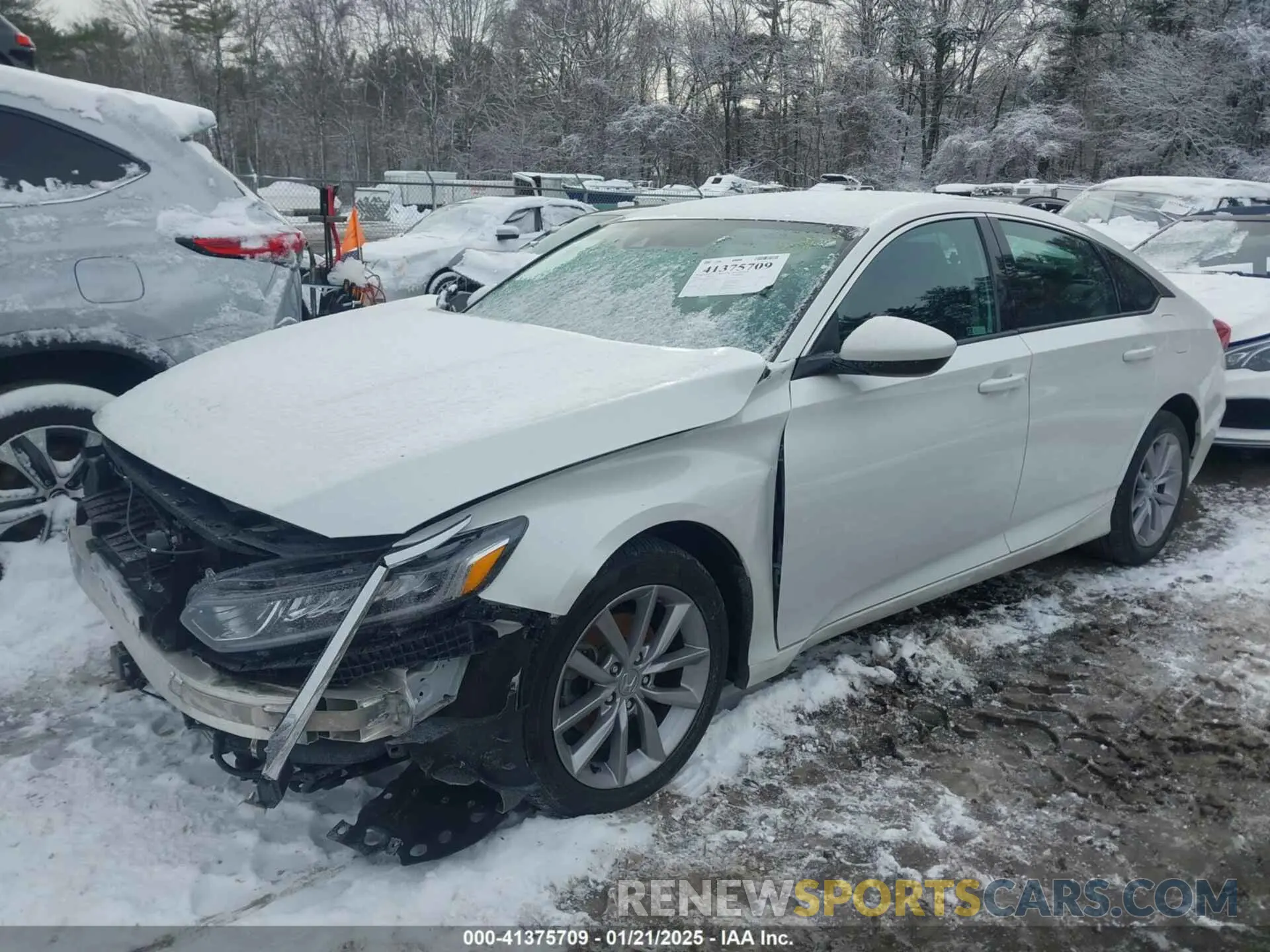 2 fotografías del automóvil dañado 1HGCV1F10NA010325 HONDA ACCORD 2022