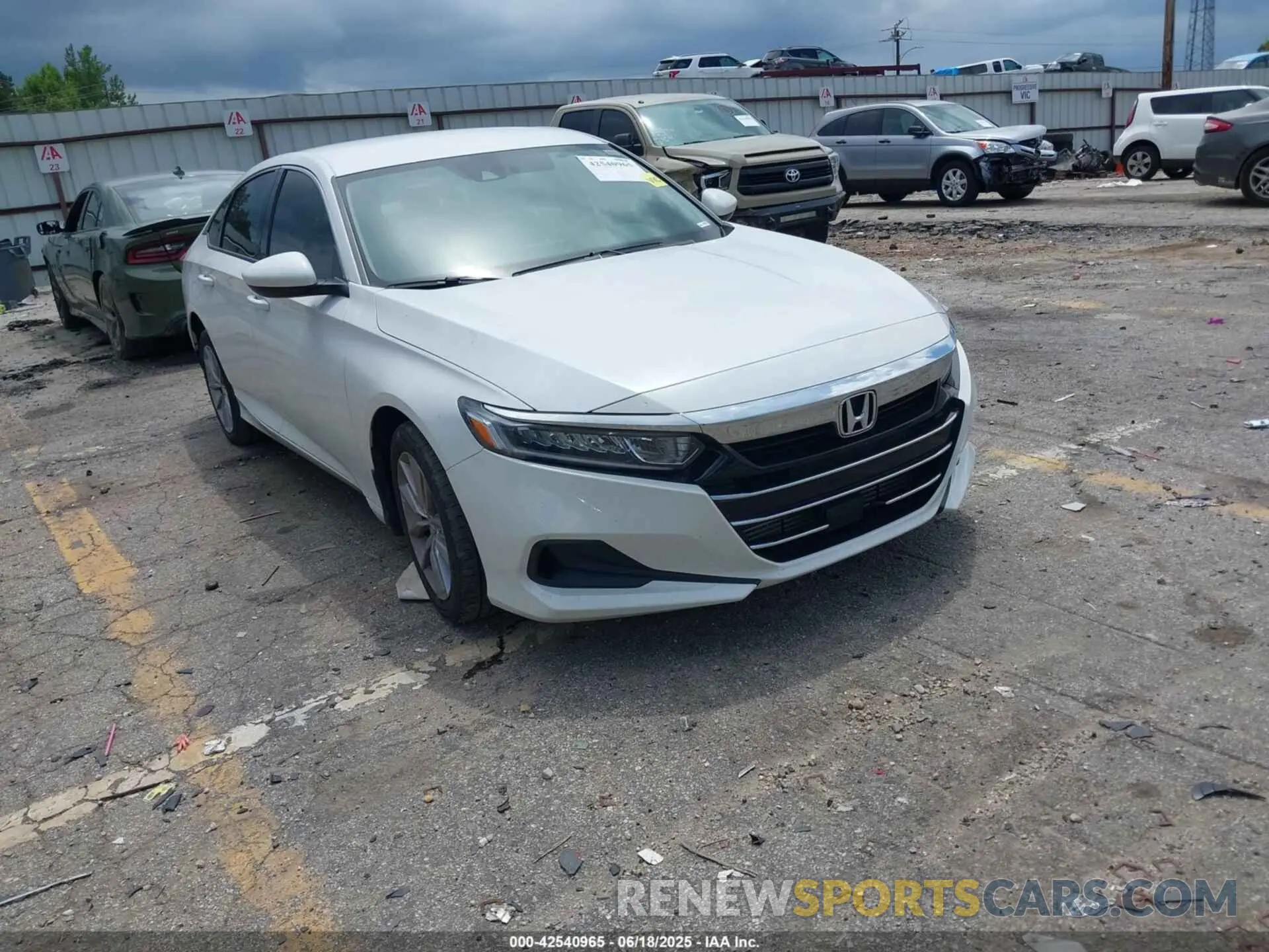 1 fotografías del automóvil dañado 1HGCV1F10NA078642 HONDA ACCORD 2022