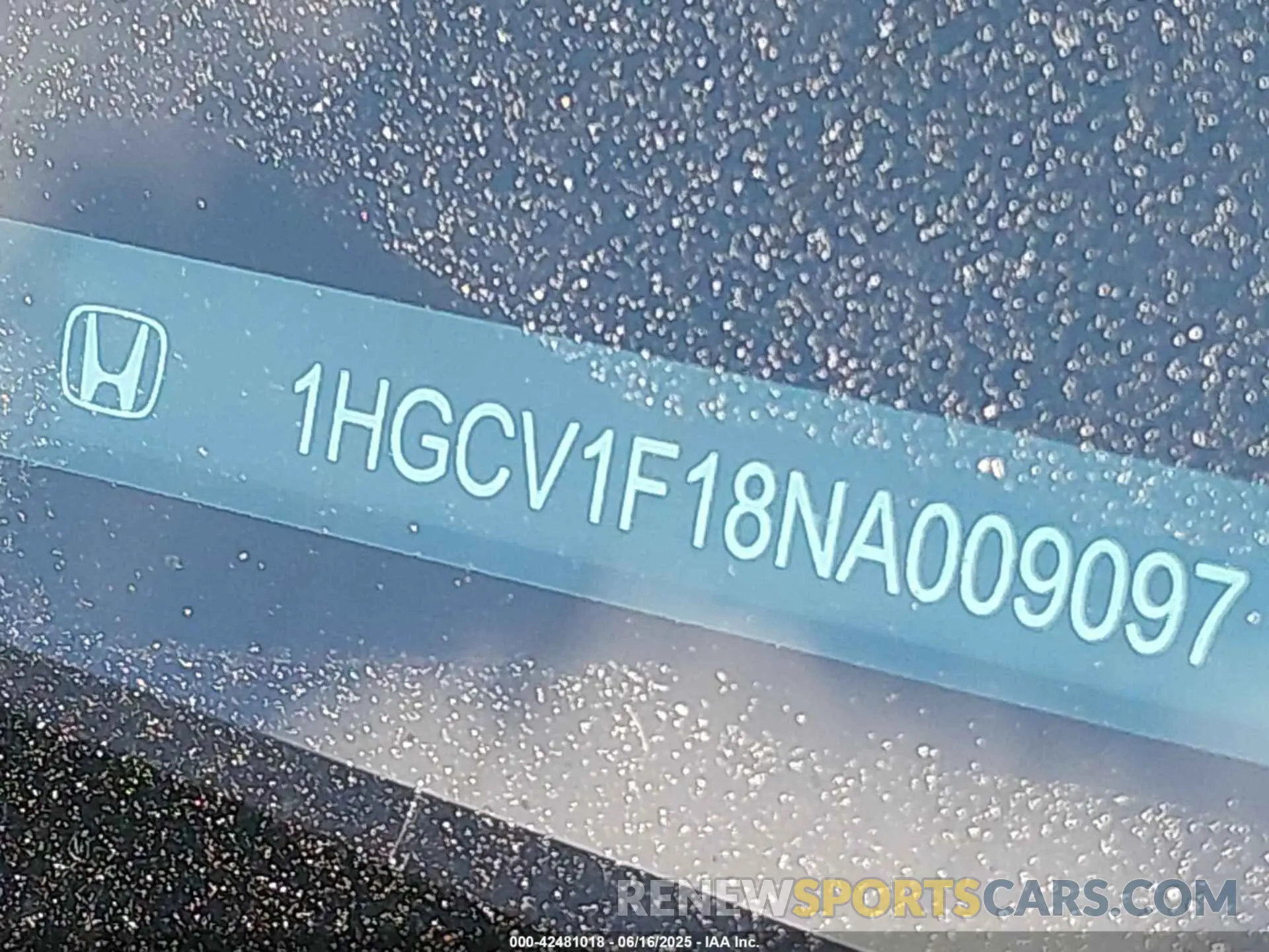 9 fotografías del automóvil dañado 1HGCV1F18NA009097 HONDA ACCORD 2022
