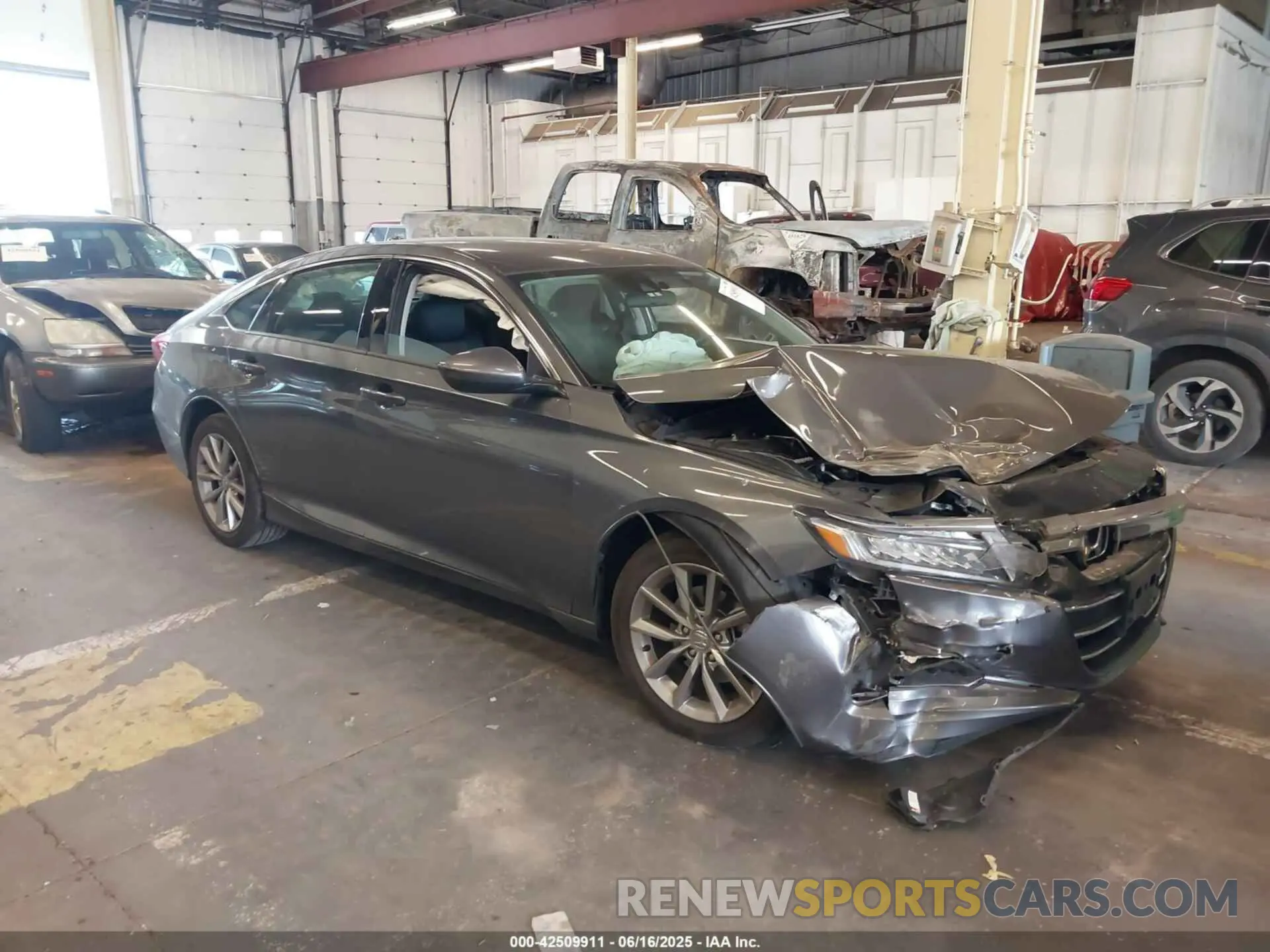 1 fotografías del automóvil dañado 1HGCV1F19NA066425 HONDA ACCORD 2022