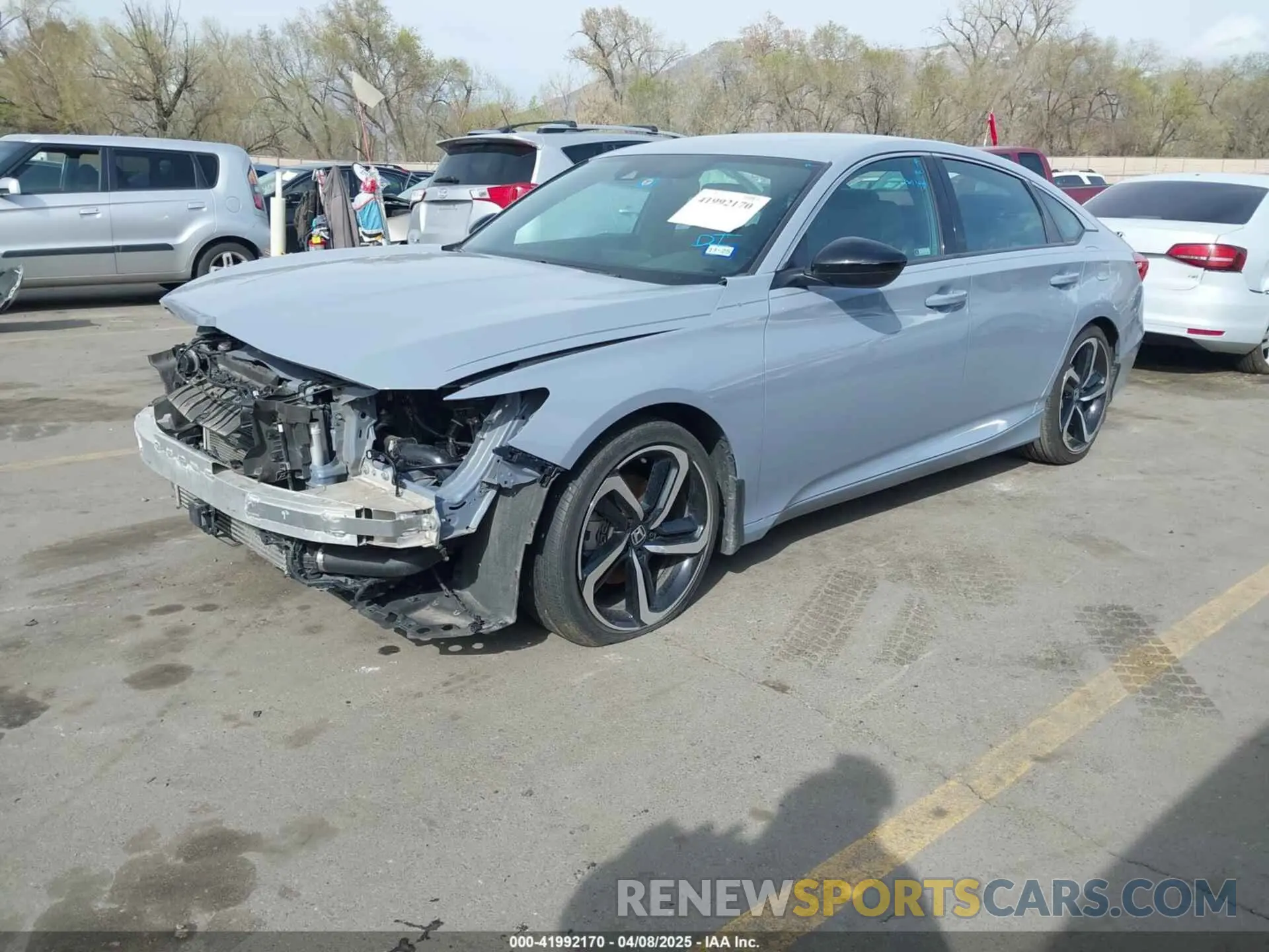 2 fotografías del automóvil dañado 1HGCV1F30NA007782 HONDA ACCORD 2022