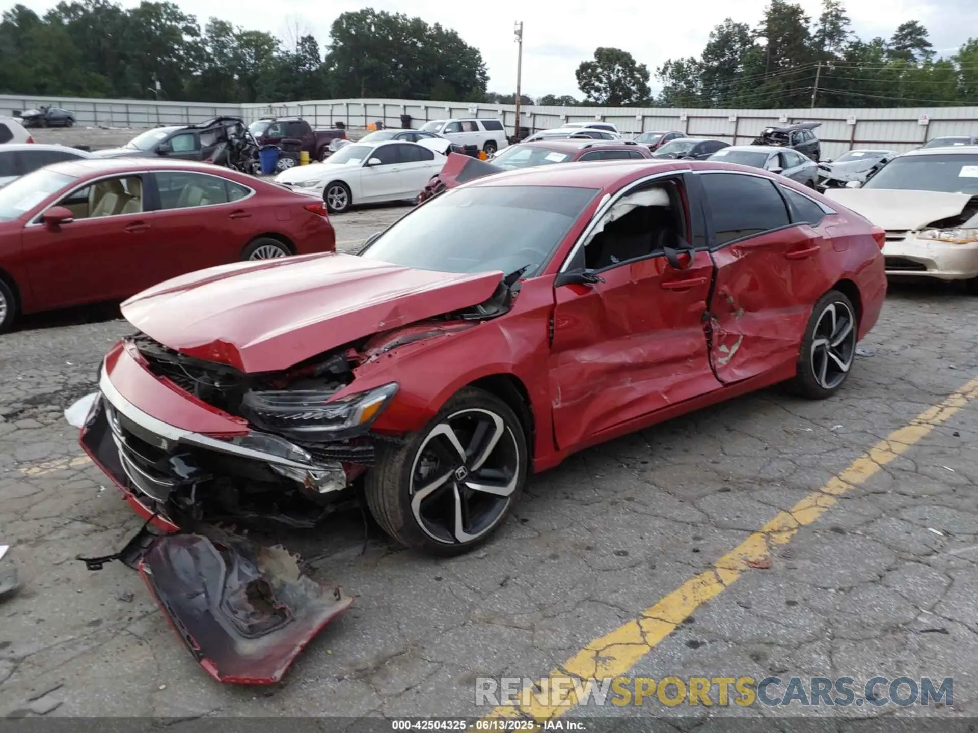 2 fotografías del automóvil dañado 1HGCV1F30NA048963 HONDA ACCORD 2022