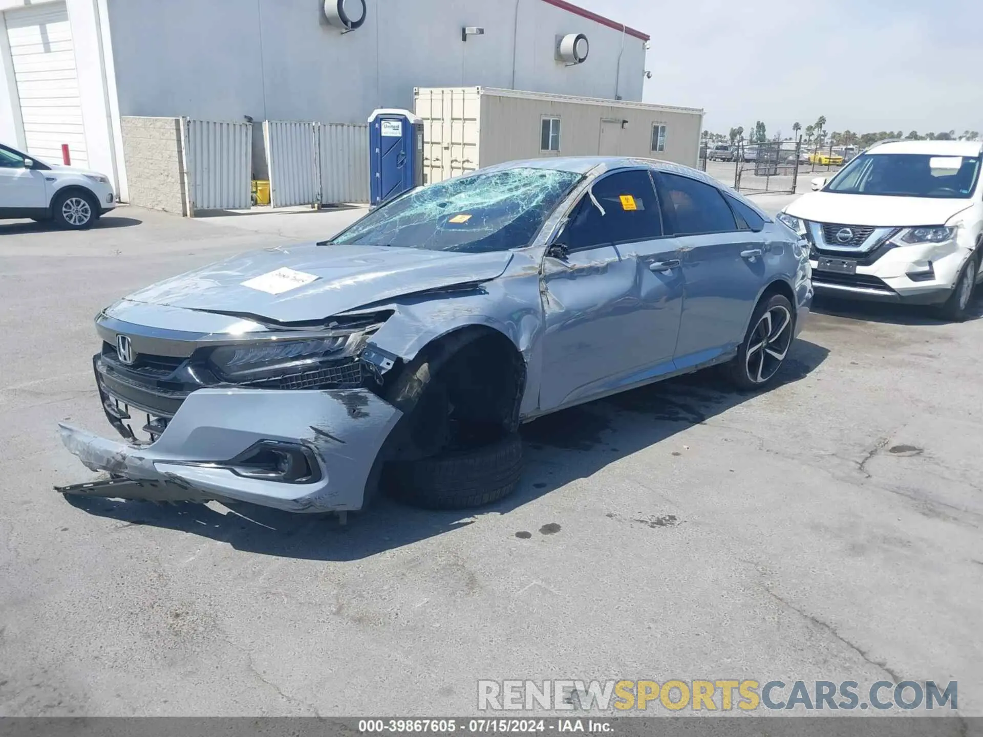 2 fotografías del automóvil dañado 1HGCV1F30NA068338 HONDA ACCORD 2022