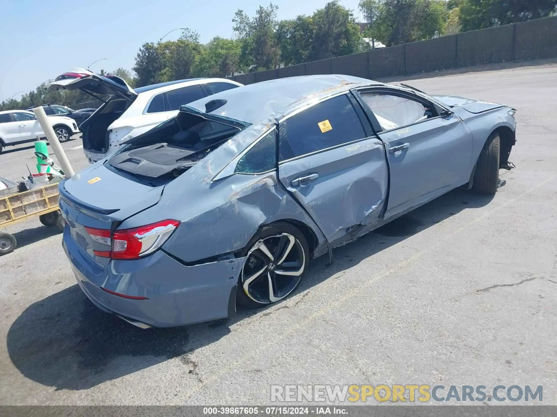 4 fotografías del automóvil dañado 1HGCV1F30NA068338 HONDA ACCORD 2022