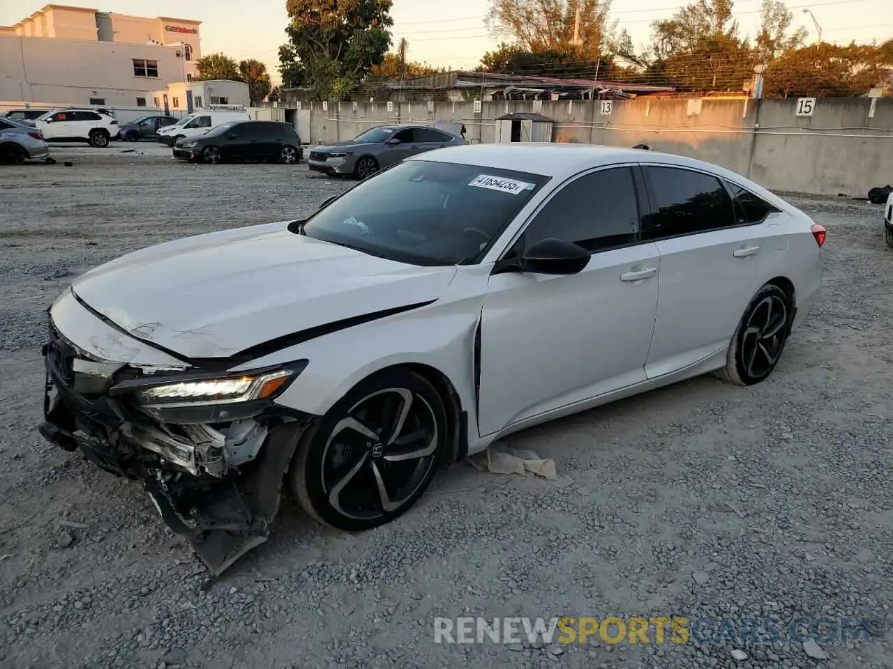 1 fotografías del automóvil dañado 1HGCV1F30NA089304 HONDA ACCORD 2022