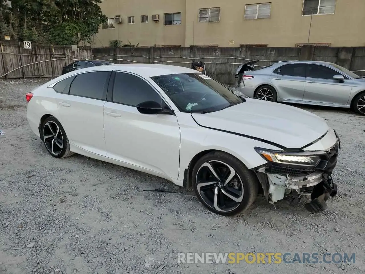 4 fotografías del automóvil dañado 1HGCV1F30NA089304 HONDA ACCORD 2022