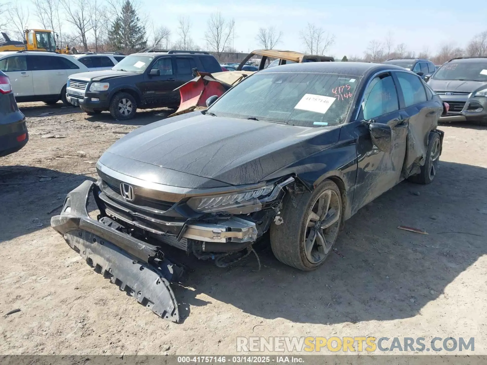 2 fotografías del automóvil dañado 1HGCV1F30NA105887 HONDA ACCORD 2022