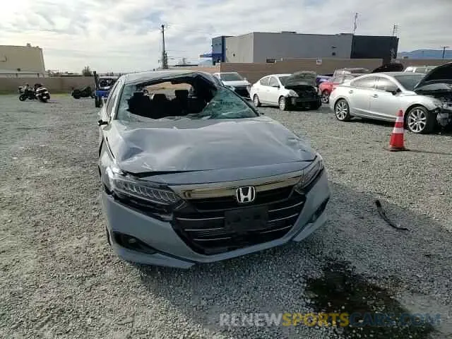 10 fotografías del automóvil dañado 1HGCV1F31NA047997 HONDA ACCORD 2022