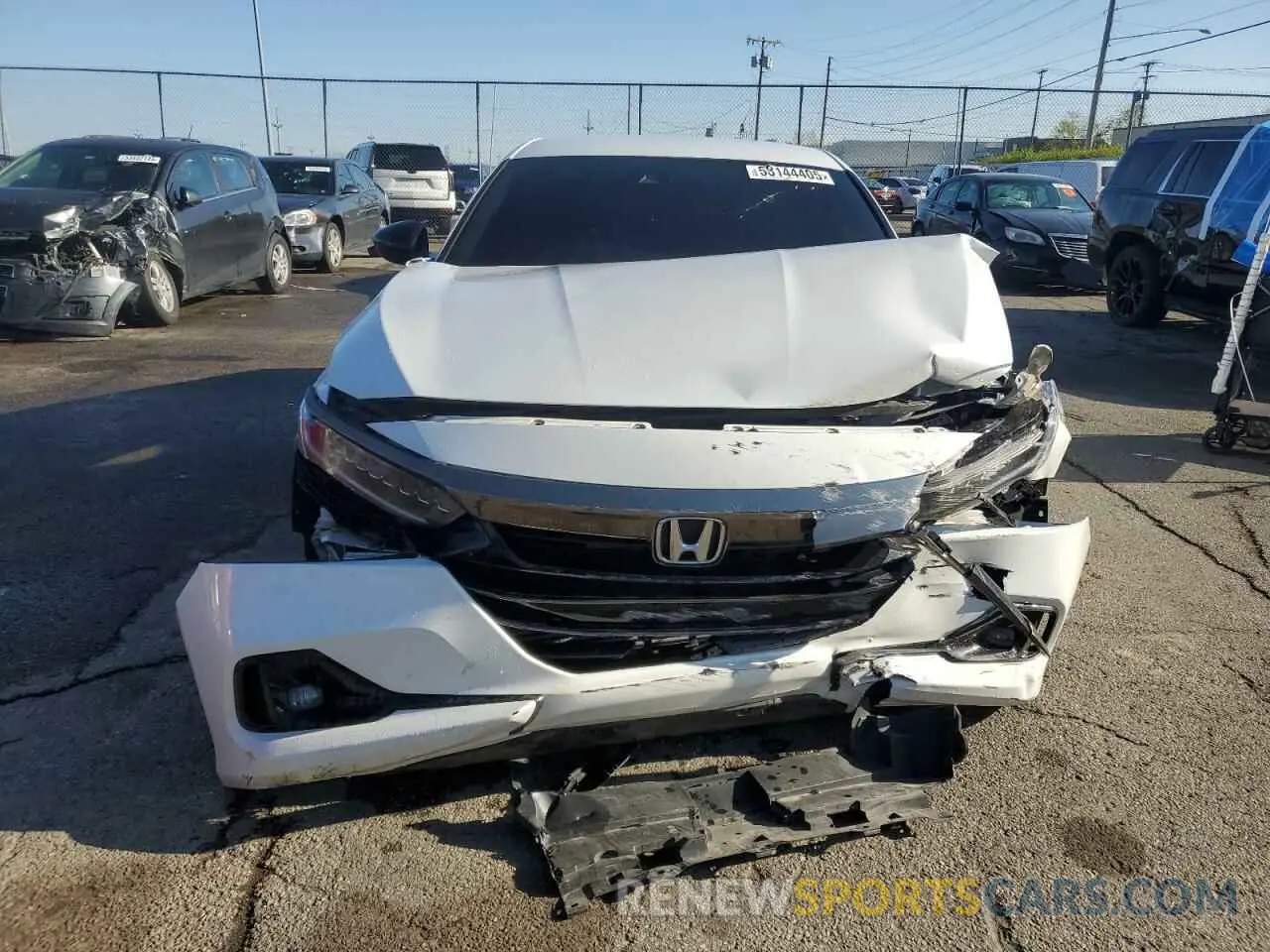 5 fotografías del automóvil dañado 1HGCV1F31NA048275 HONDA ACCORD 2022