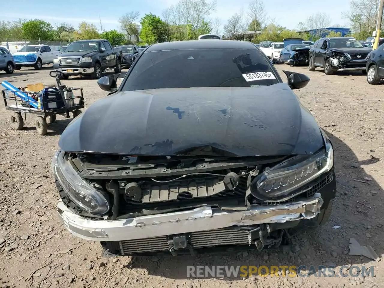 5 fotografías del automóvil dañado 1HGCV1F32NA031551 HONDA ACCORD 2022