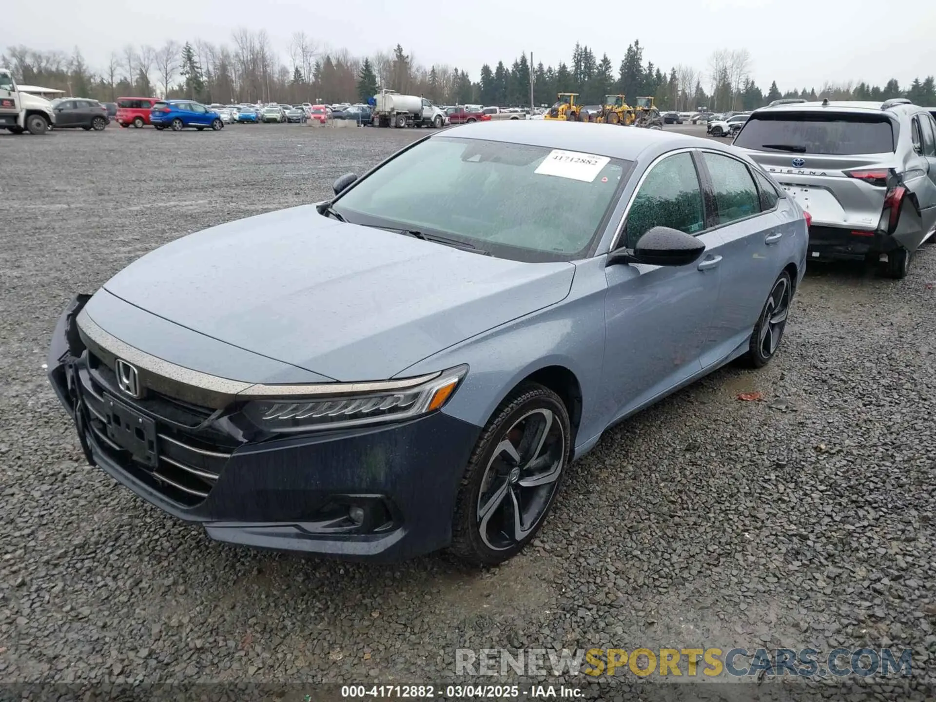 2 fotografías del automóvil dañado 1HGCV1F32NA070236 HONDA ACCORD 2022
