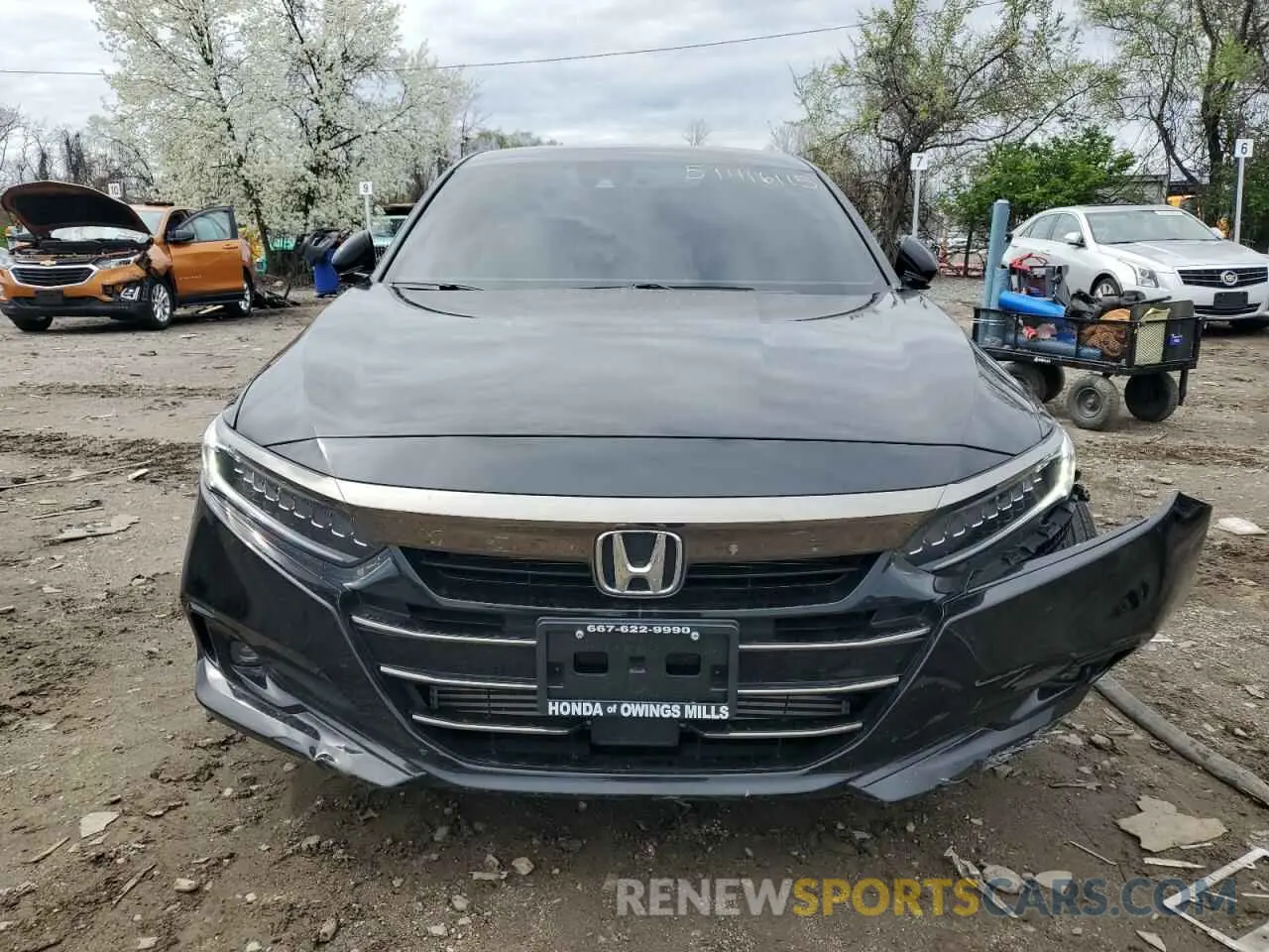 5 fotografías del automóvil dañado 1HGCV1F33NA012250 HONDA ACCORD 2022