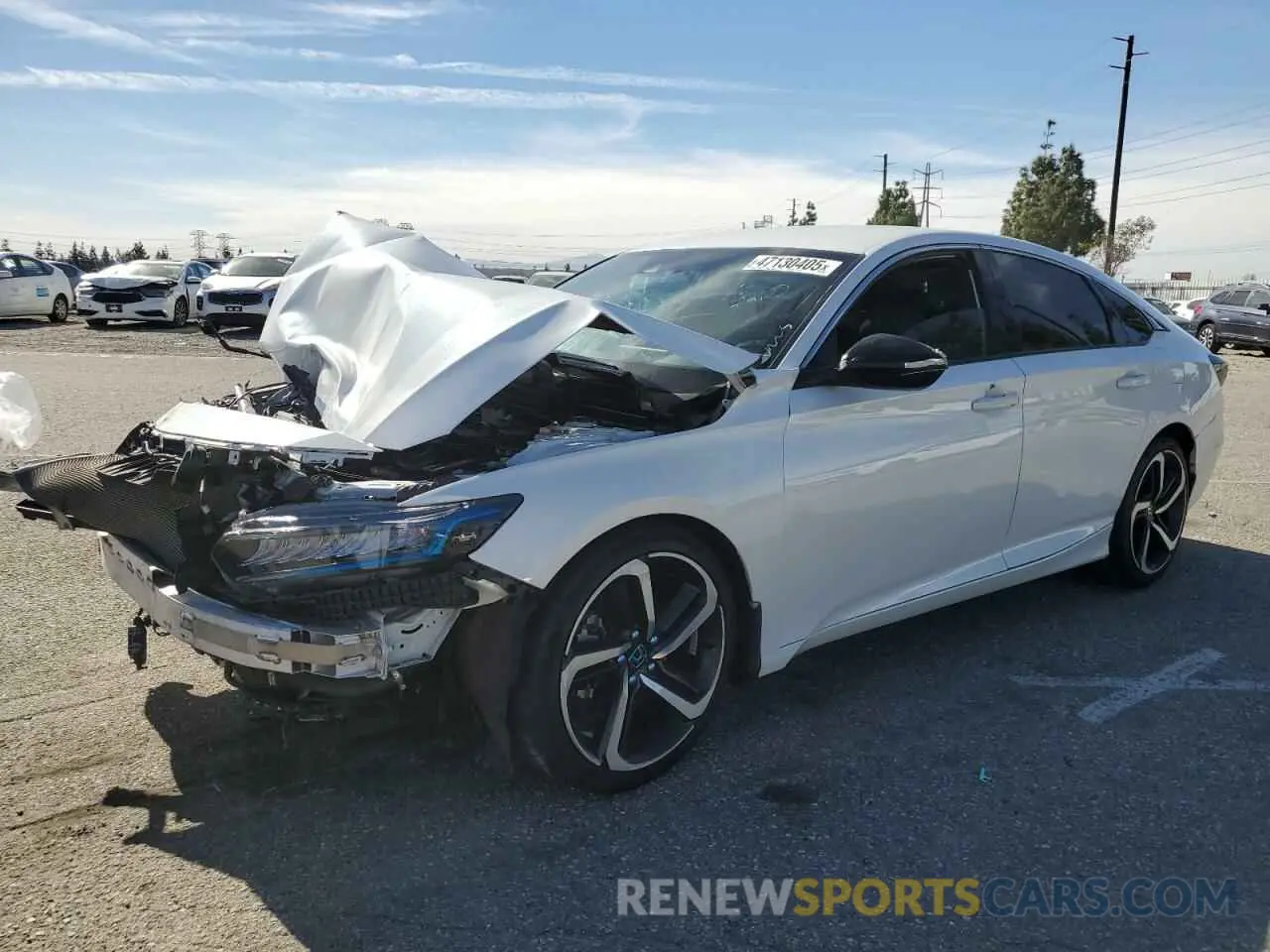 1 fotografías del automóvil dañado 1HGCV1F33NA037438 HONDA ACCORD 2022