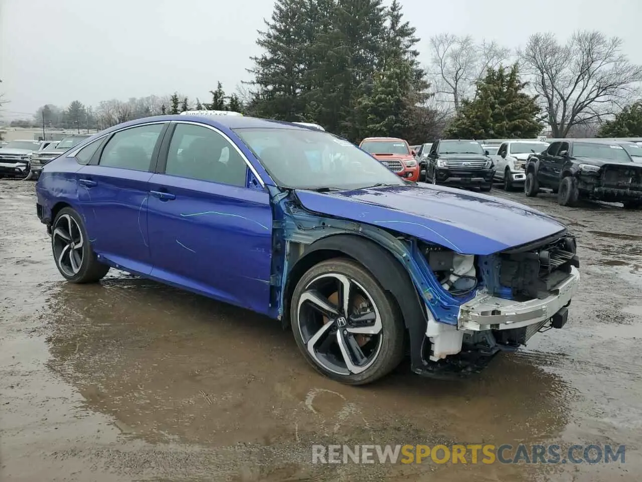 4 fotografías del automóvil dañado 1HGCV1F33NA047936 HONDA ACCORD 2022