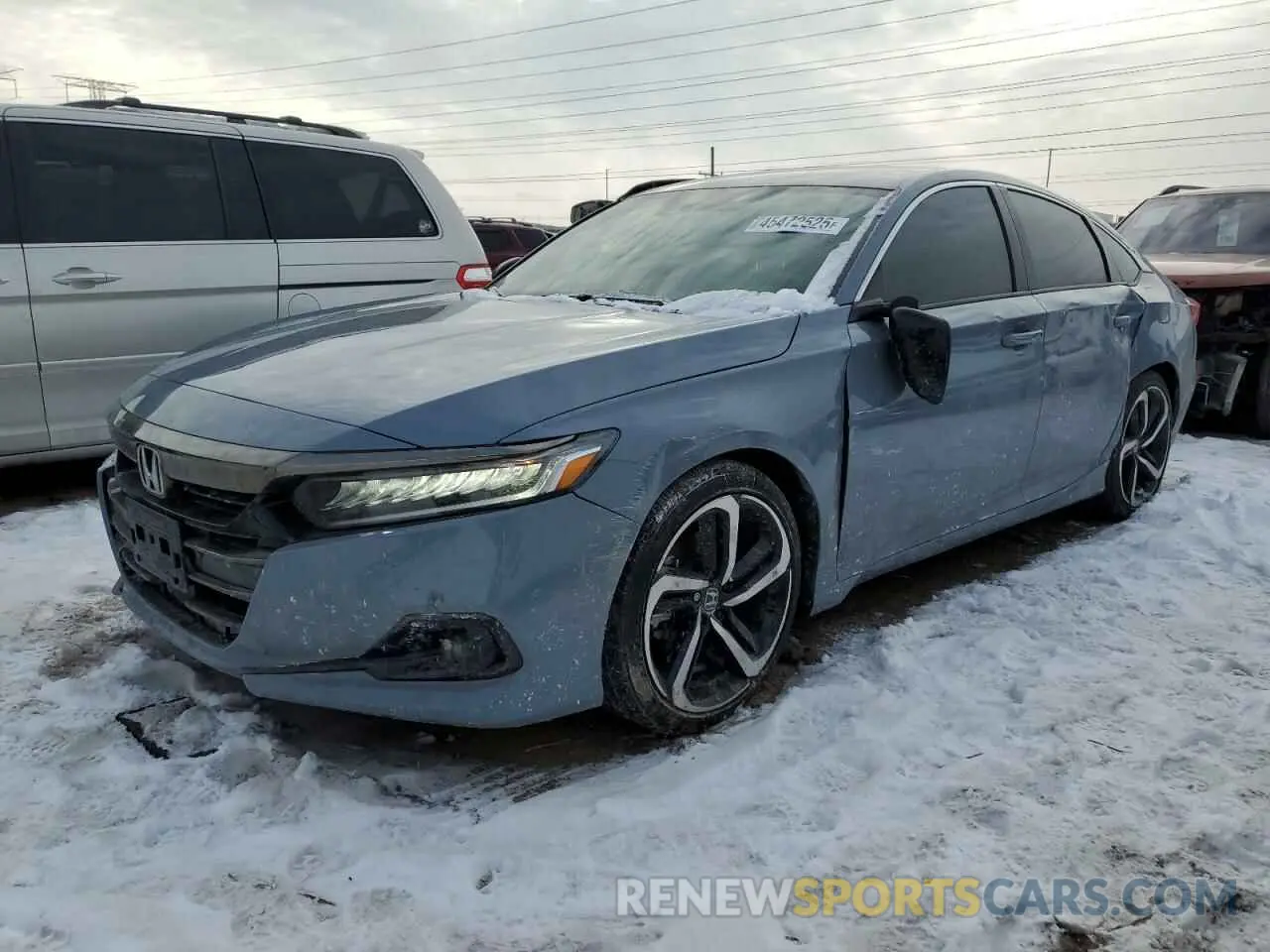 1 fotografías del automóvil dañado 1HGCV1F33NA122053 HONDA ACCORD 2022