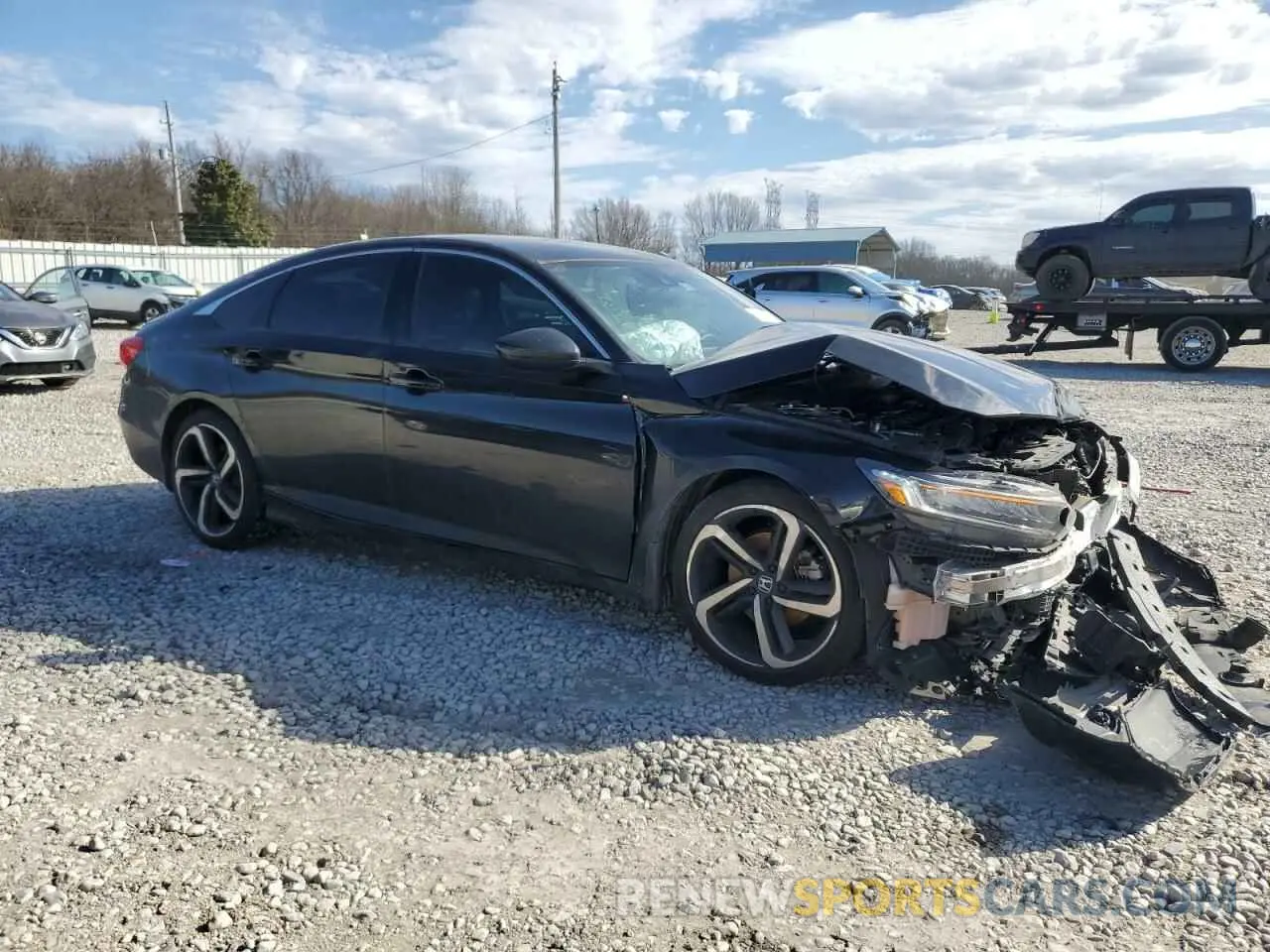4 fotografías del automóvil dañado 1HGCV1F34NA012273 HONDA ACCORD 2022