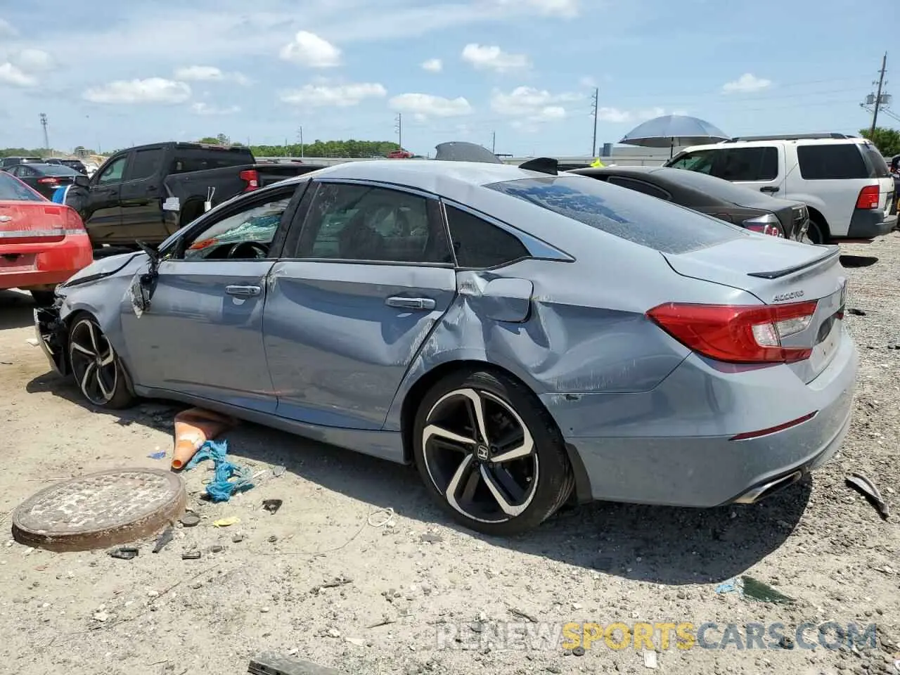 2 fotografías del automóvil dañado 1HGCV1F34NA022432 HONDA ACCORD 2022