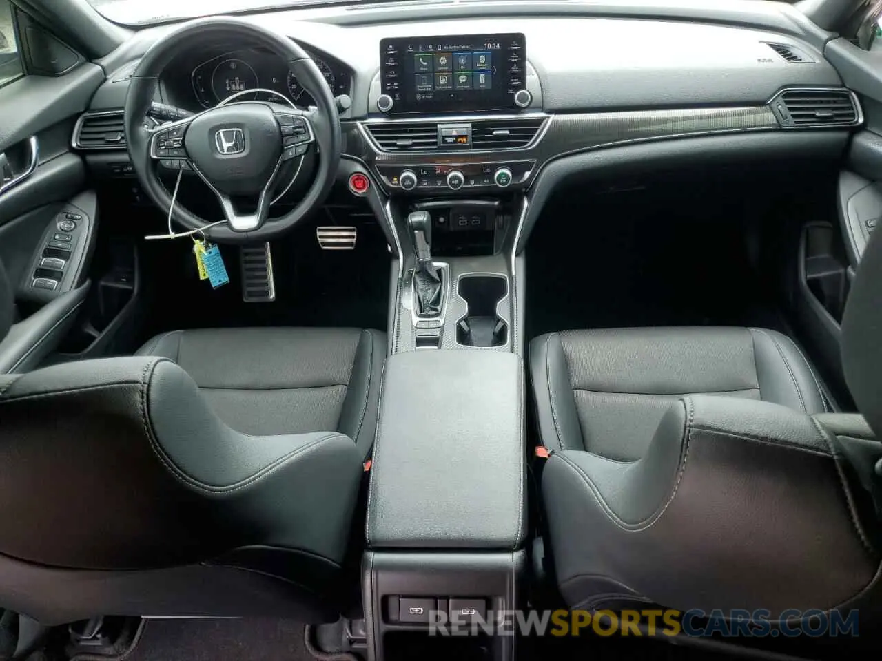 8 fotografías del automóvil dañado 1HGCV1F34NA036055 HONDA ACCORD 2022