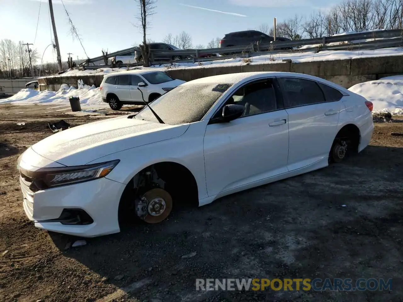 1 fotografías del automóvil dañado 1HGCV1F34NA090956 HONDA ACCORD 2022