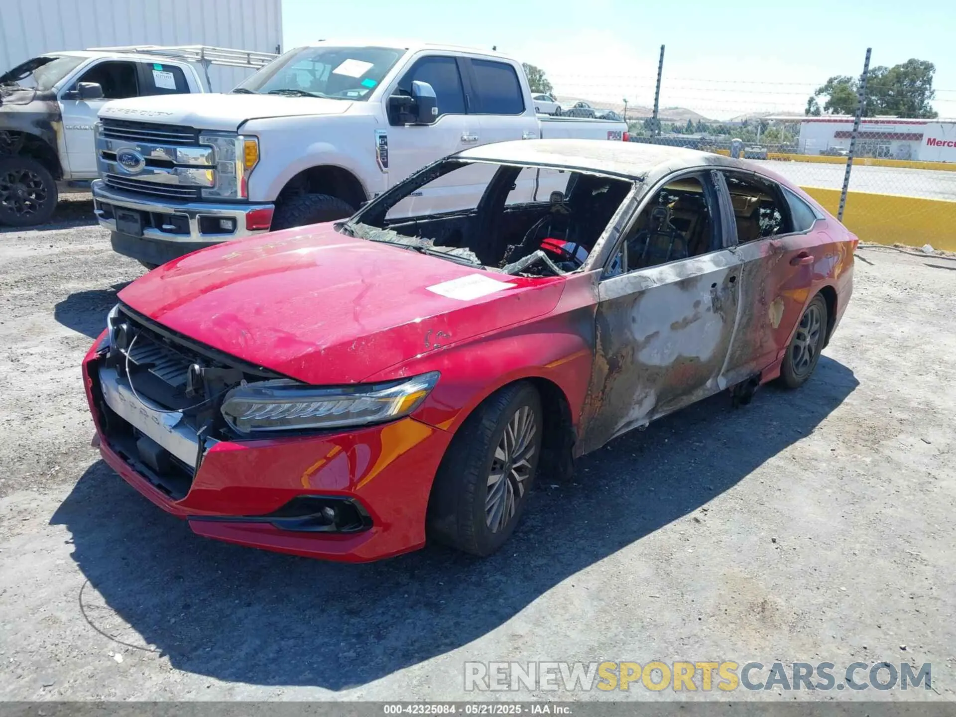 2 fotografías del automóvil dañado 1HGCV1F35NA030040 HONDA ACCORD 2022