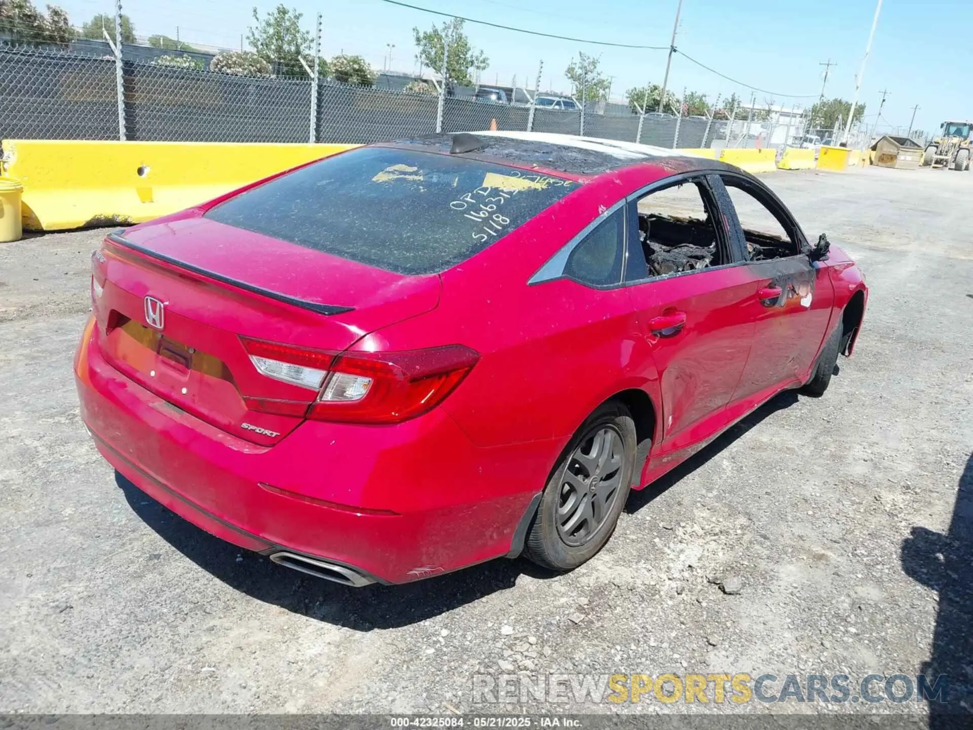 4 fotografías del automóvil dañado 1HGCV1F35NA030040 HONDA ACCORD 2022