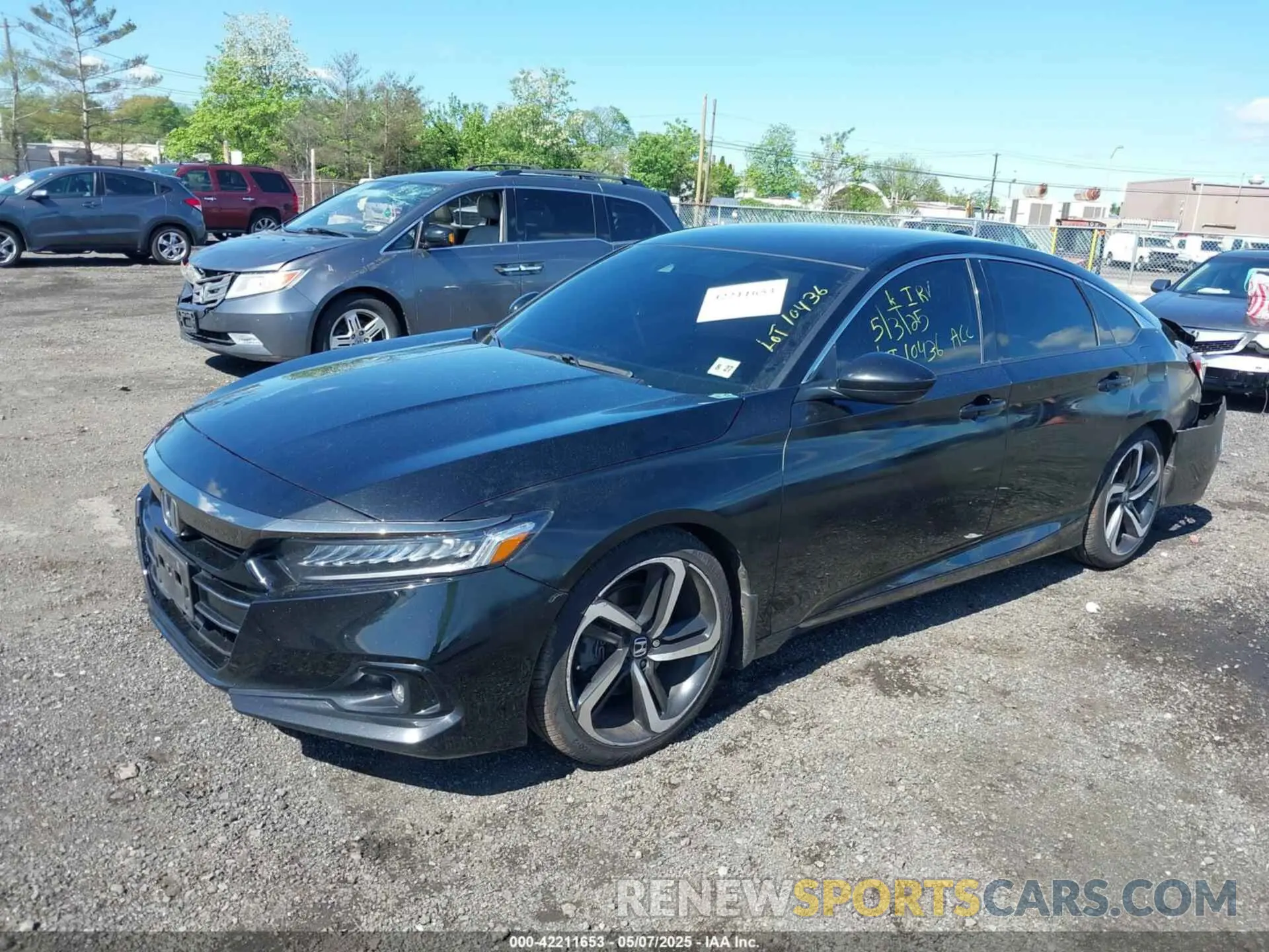 2 fotografías del automóvil dañado 1HGCV1F35NA061806 HONDA ACCORD 2022