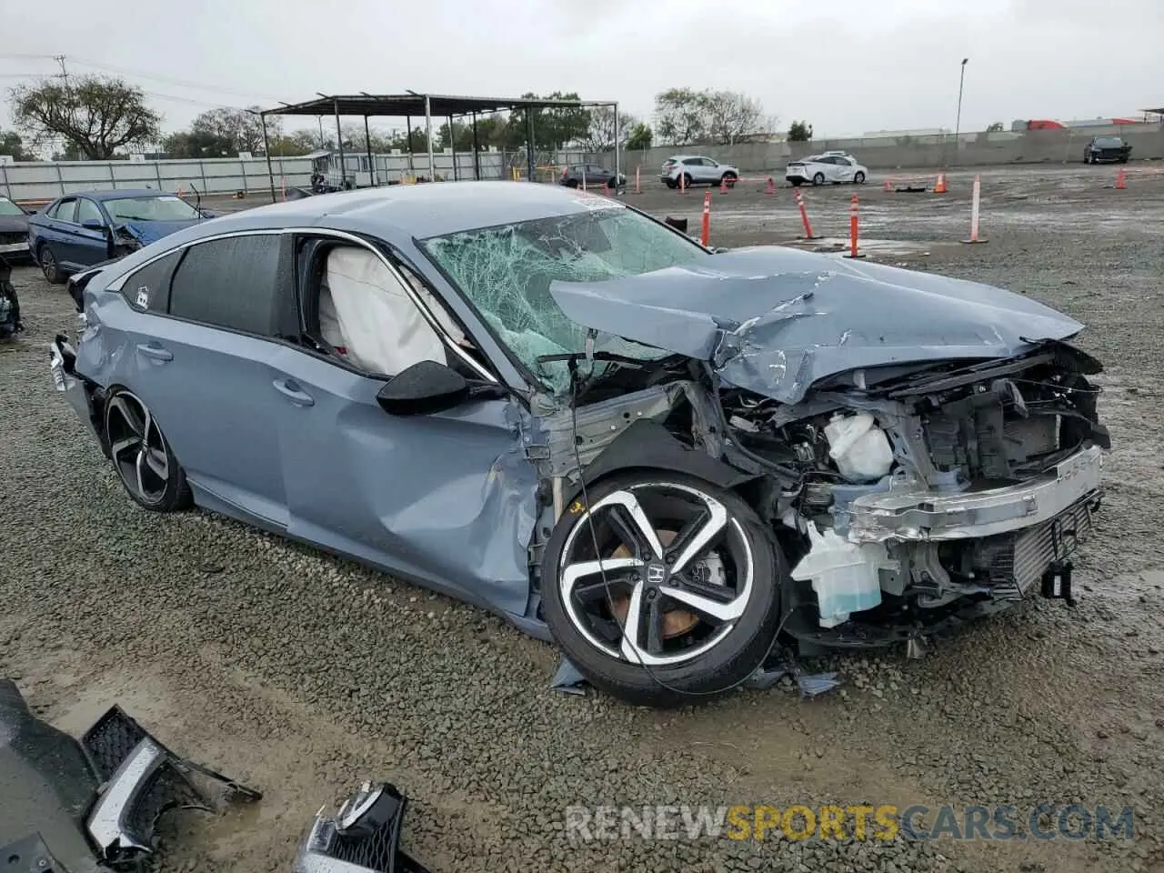 4 fotografías del automóvil dañado 1HGCV1F35NA109028 HONDA ACCORD 2022