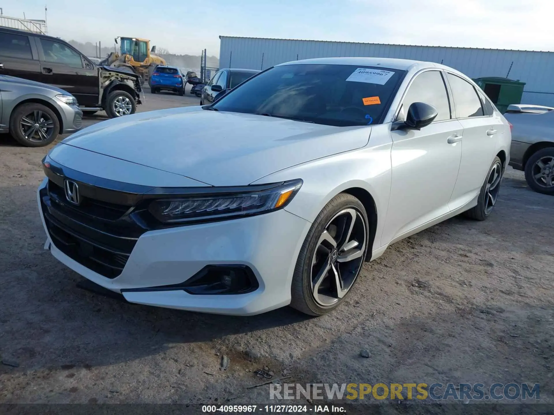 2 fotografías del automóvil dañado 1HGCV1F35NA120708 HONDA ACCORD 2022