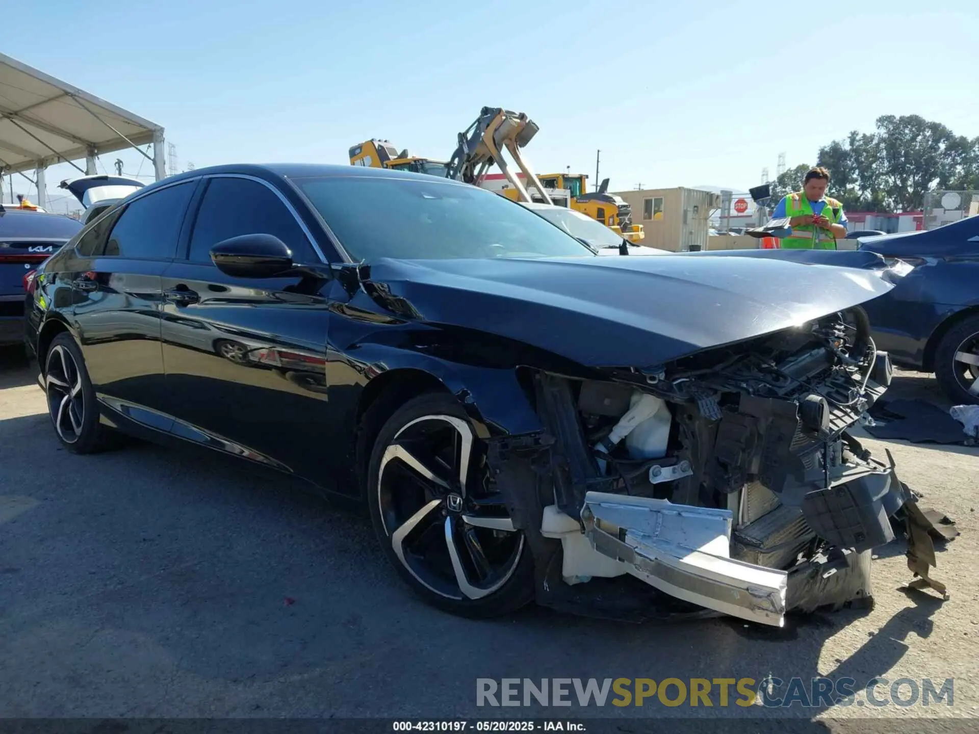 1 fotografías del automóvil dañado 1HGCV1F35NA122622 HONDA ACCORD 2022
