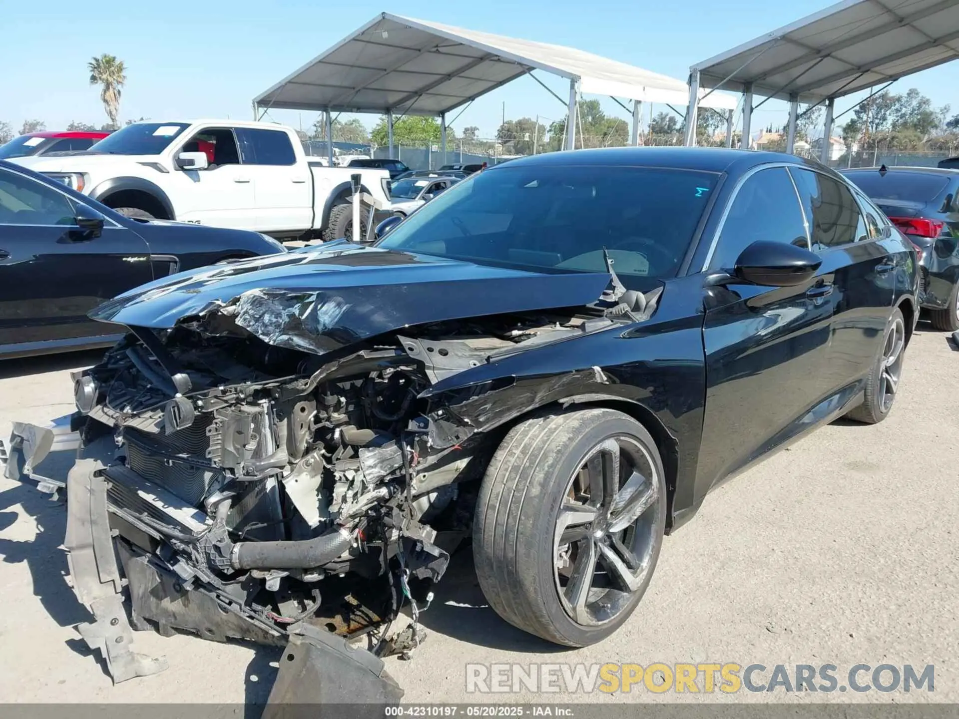 2 fotografías del automóvil dañado 1HGCV1F35NA122622 HONDA ACCORD 2022
