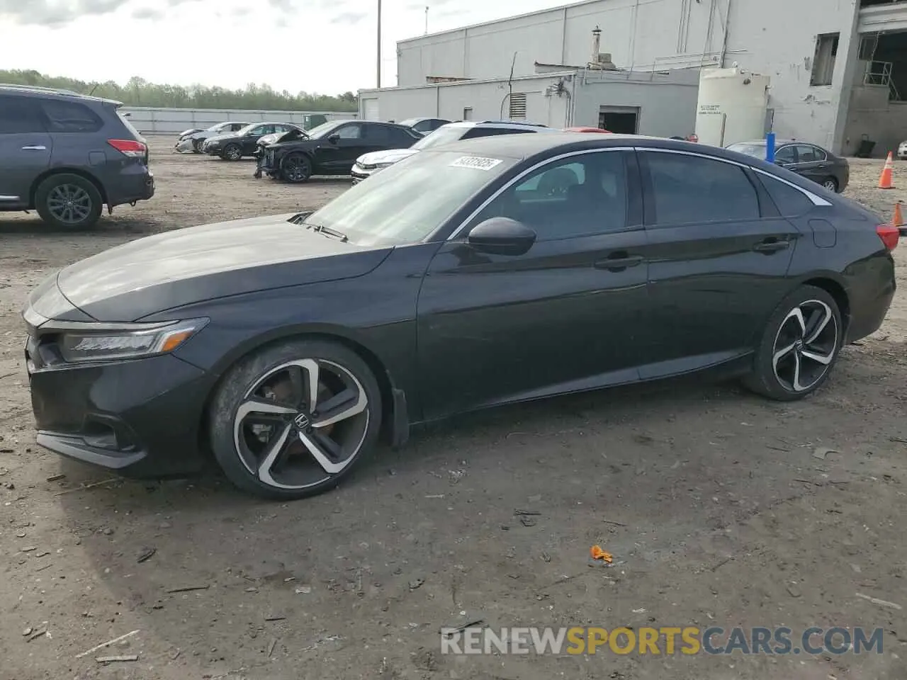 1 fotografías del automóvil dañado 1HGCV1F37NA032629 HONDA ACCORD 2022