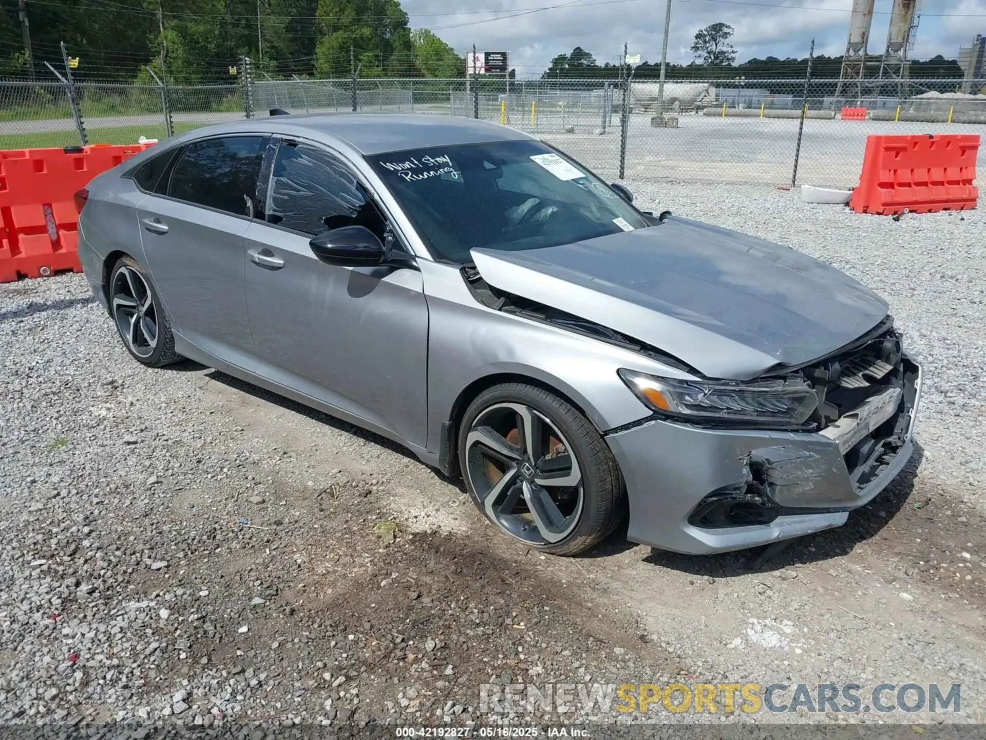 1 fotografías del automóvil dañado 1HGCV1F37NA043372 HONDA ACCORD 2022
