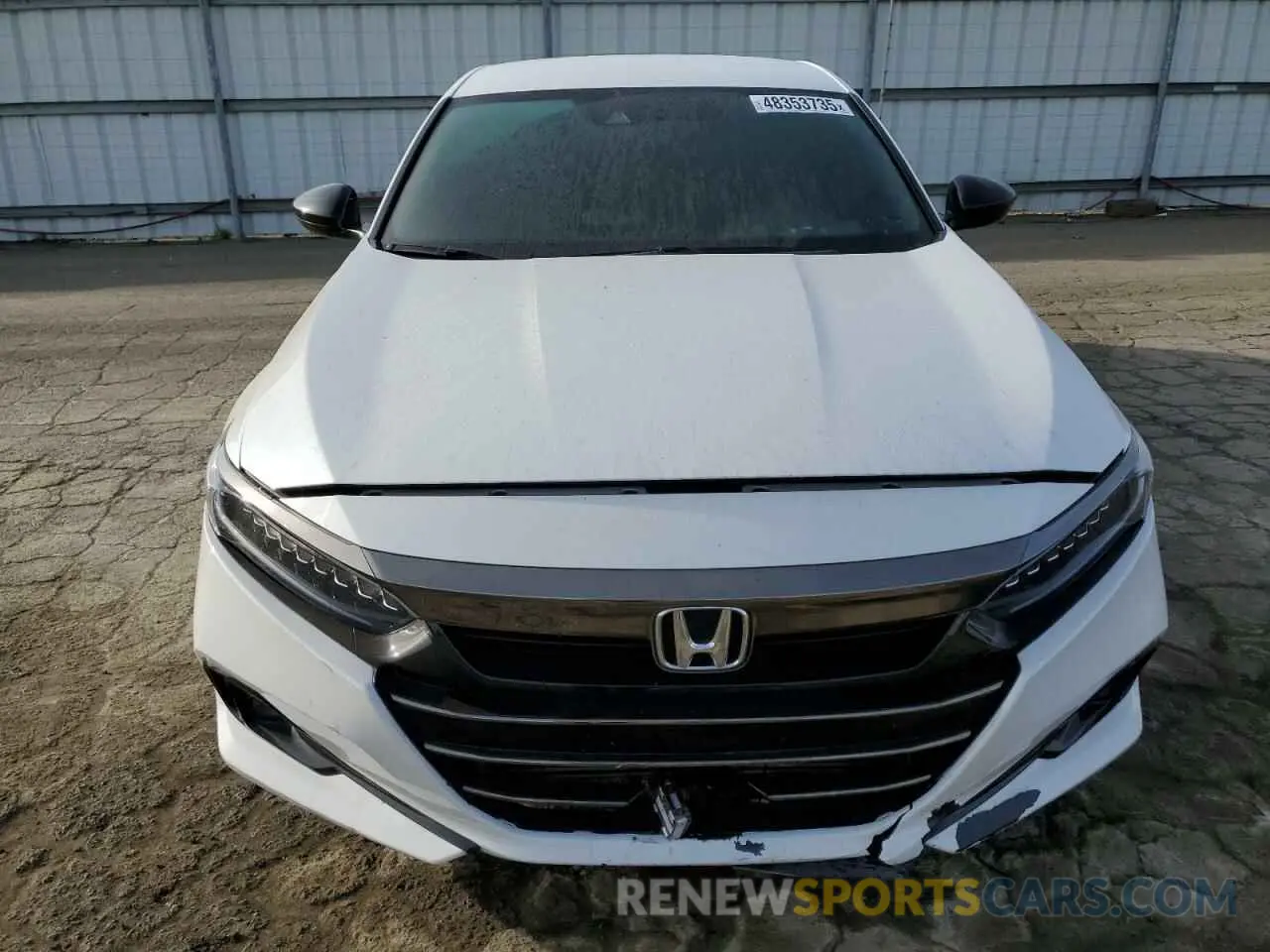 5 fotografías del automóvil dañado 1HGCV1F37NA089395 HONDA ACCORD 2022
