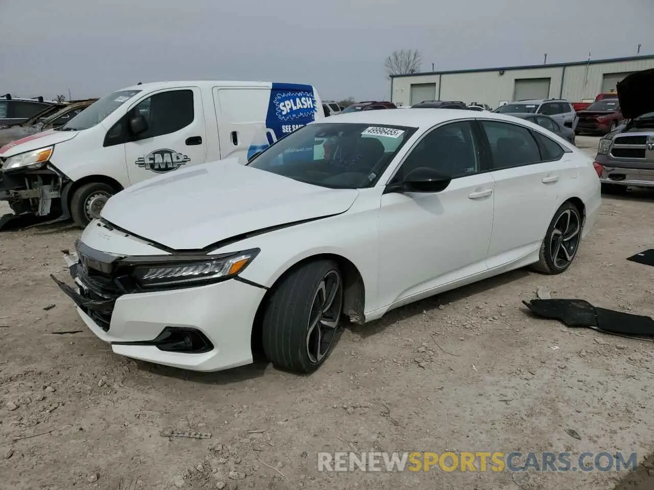 1 fotografías del automóvil dañado 1HGCV1F37NA116479 HONDA ACCORD 2022