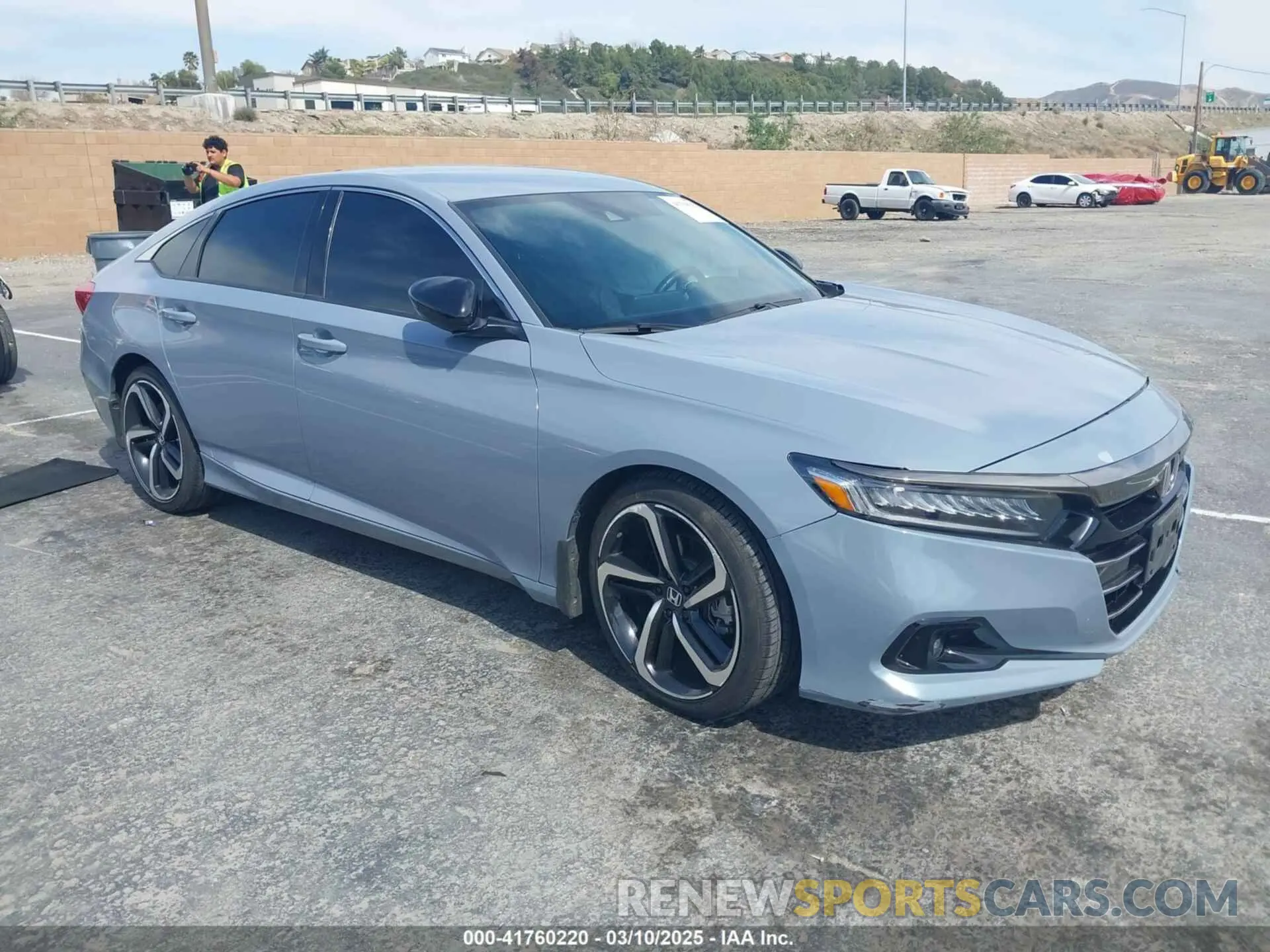1 fotografías del automóvil dañado 1HGCV1F38NA043526 HONDA ACCORD 2022