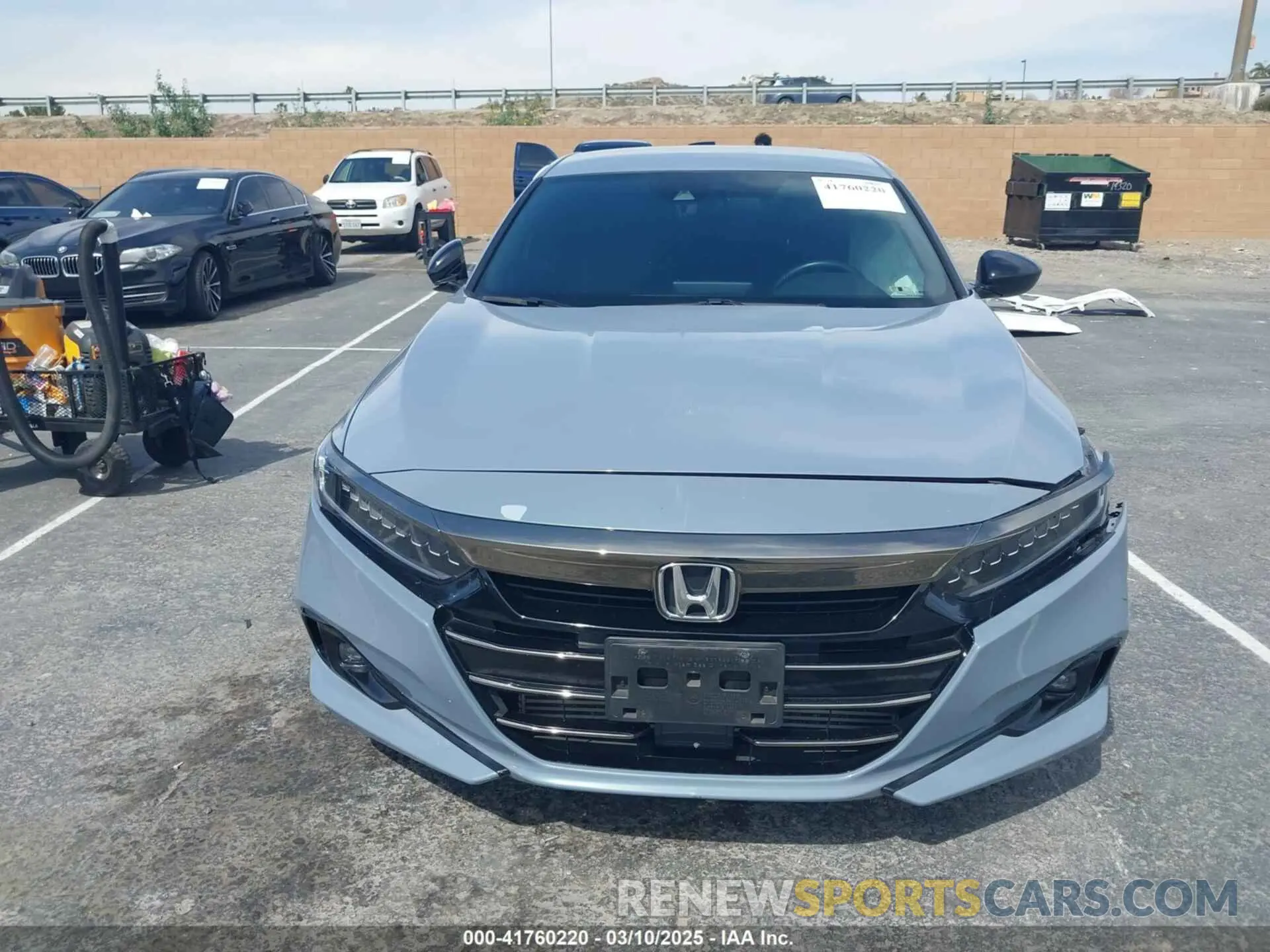 11 fotografías del automóvil dañado 1HGCV1F38NA043526 HONDA ACCORD 2022
