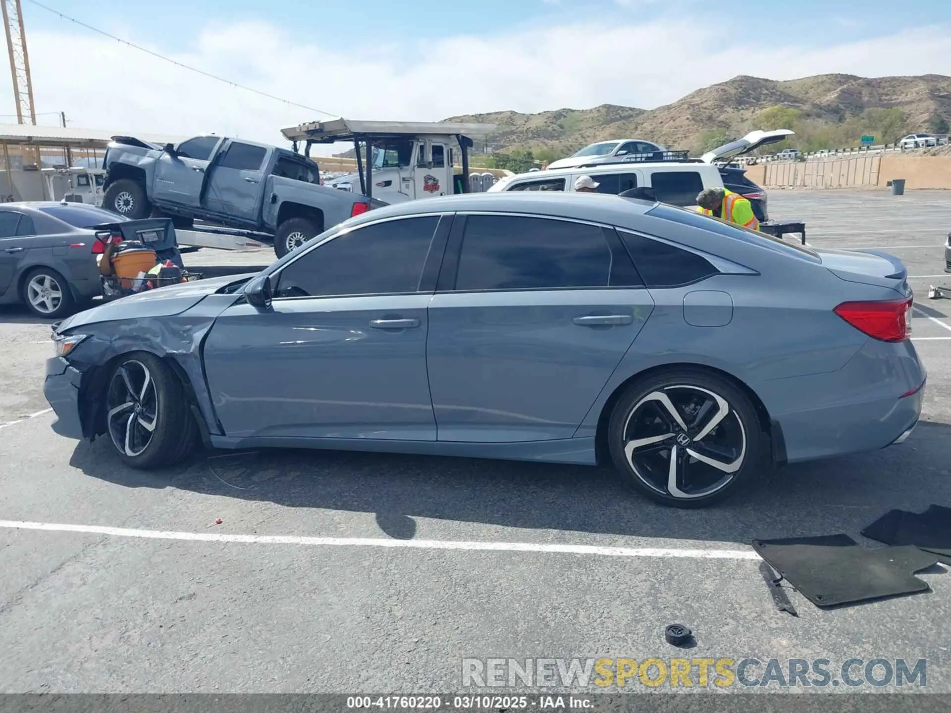 13 fotografías del automóvil dañado 1HGCV1F38NA043526 HONDA ACCORD 2022