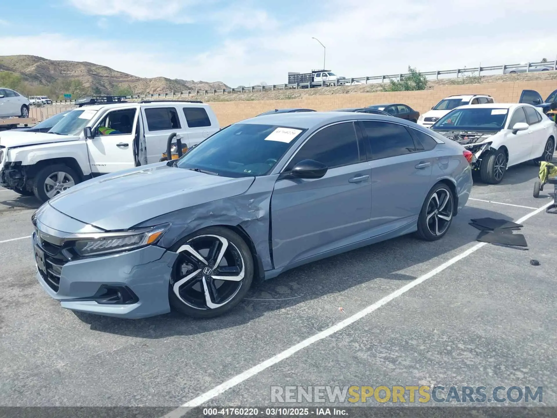 2 fotografías del automóvil dañado 1HGCV1F38NA043526 HONDA ACCORD 2022