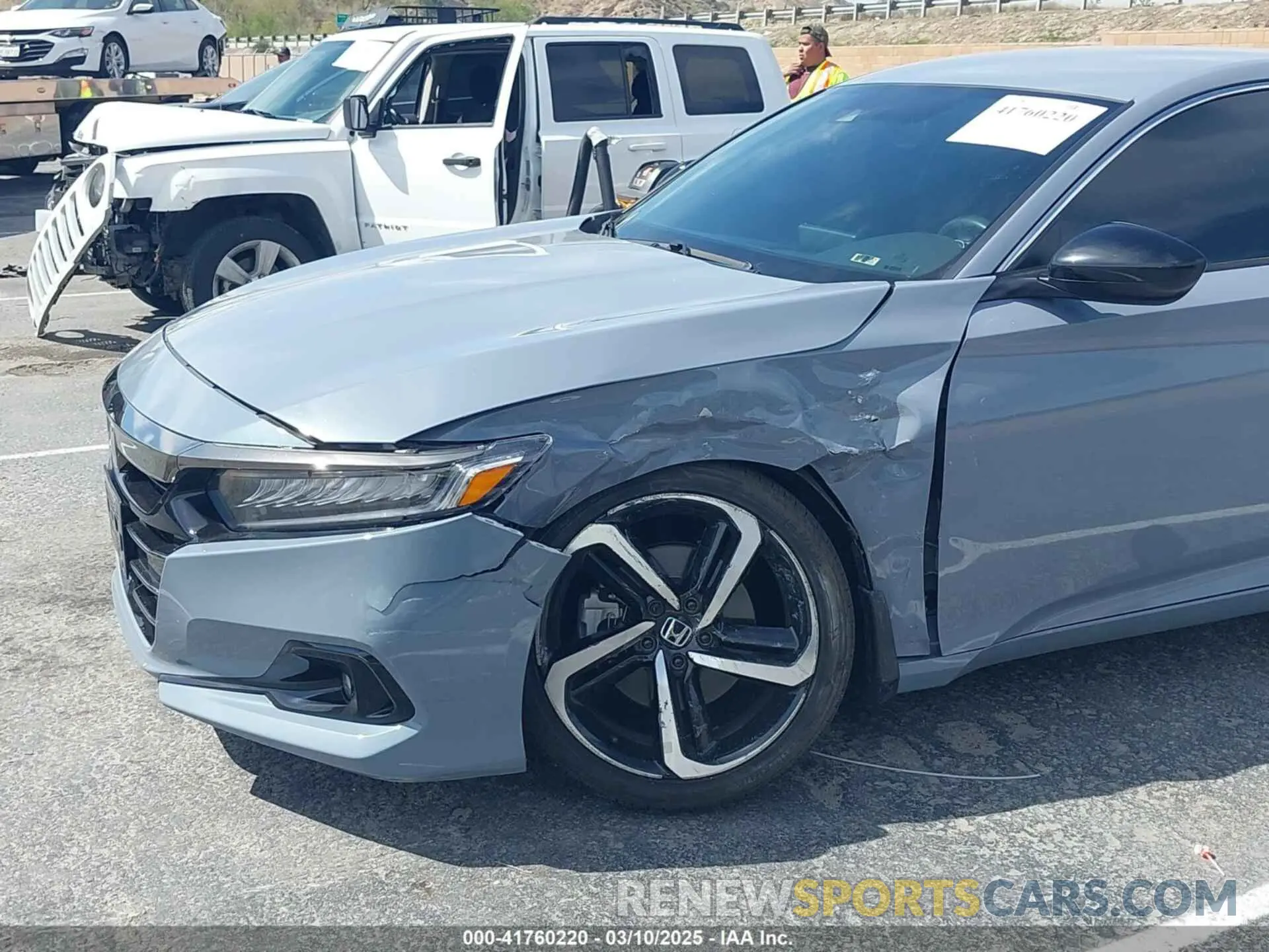6 fotografías del automóvil dañado 1HGCV1F38NA043526 HONDA ACCORD 2022