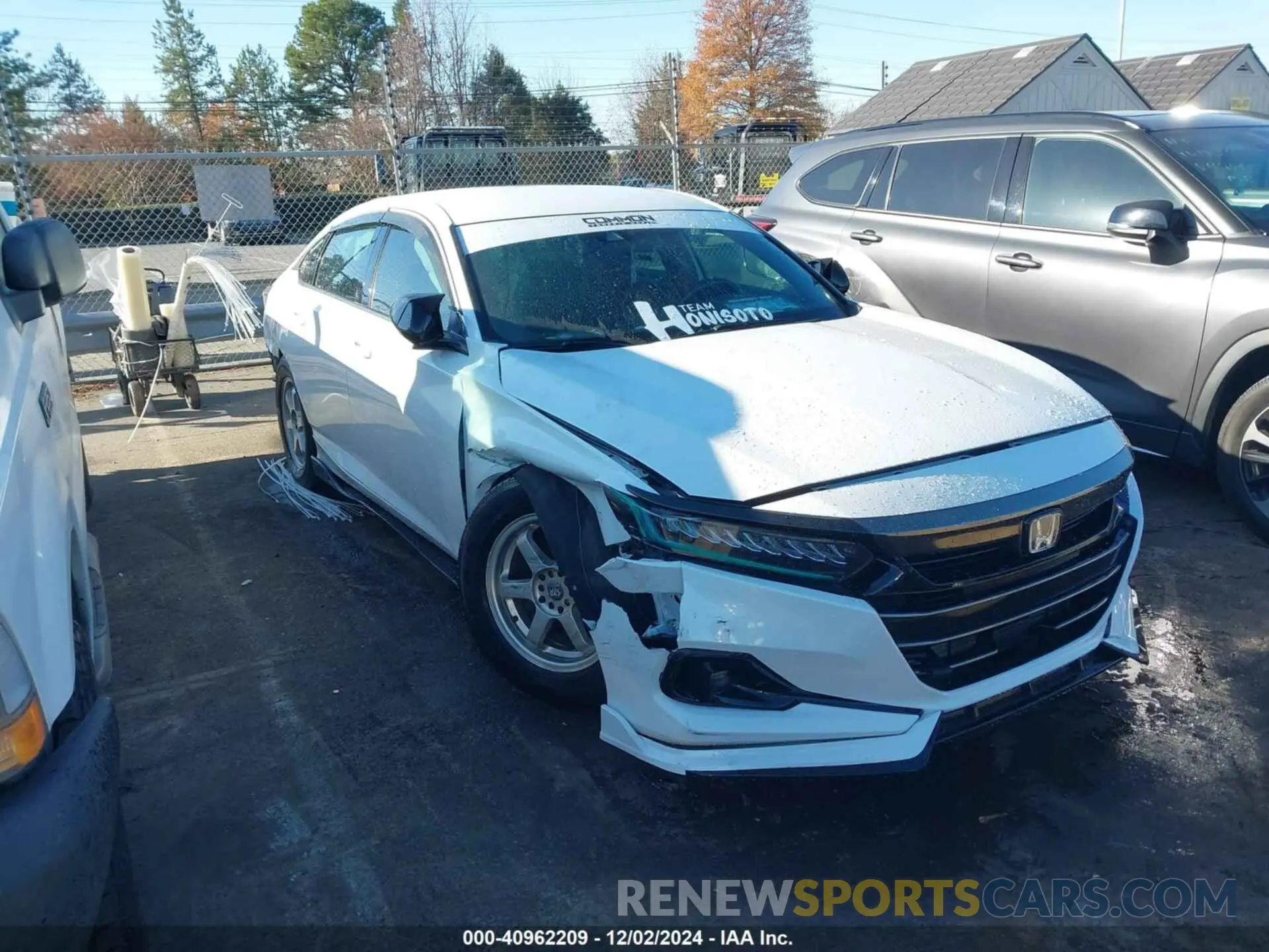 1 fotografías del automóvil dañado 1HGCV1F38NA043588 HONDA ACCORD 2022
