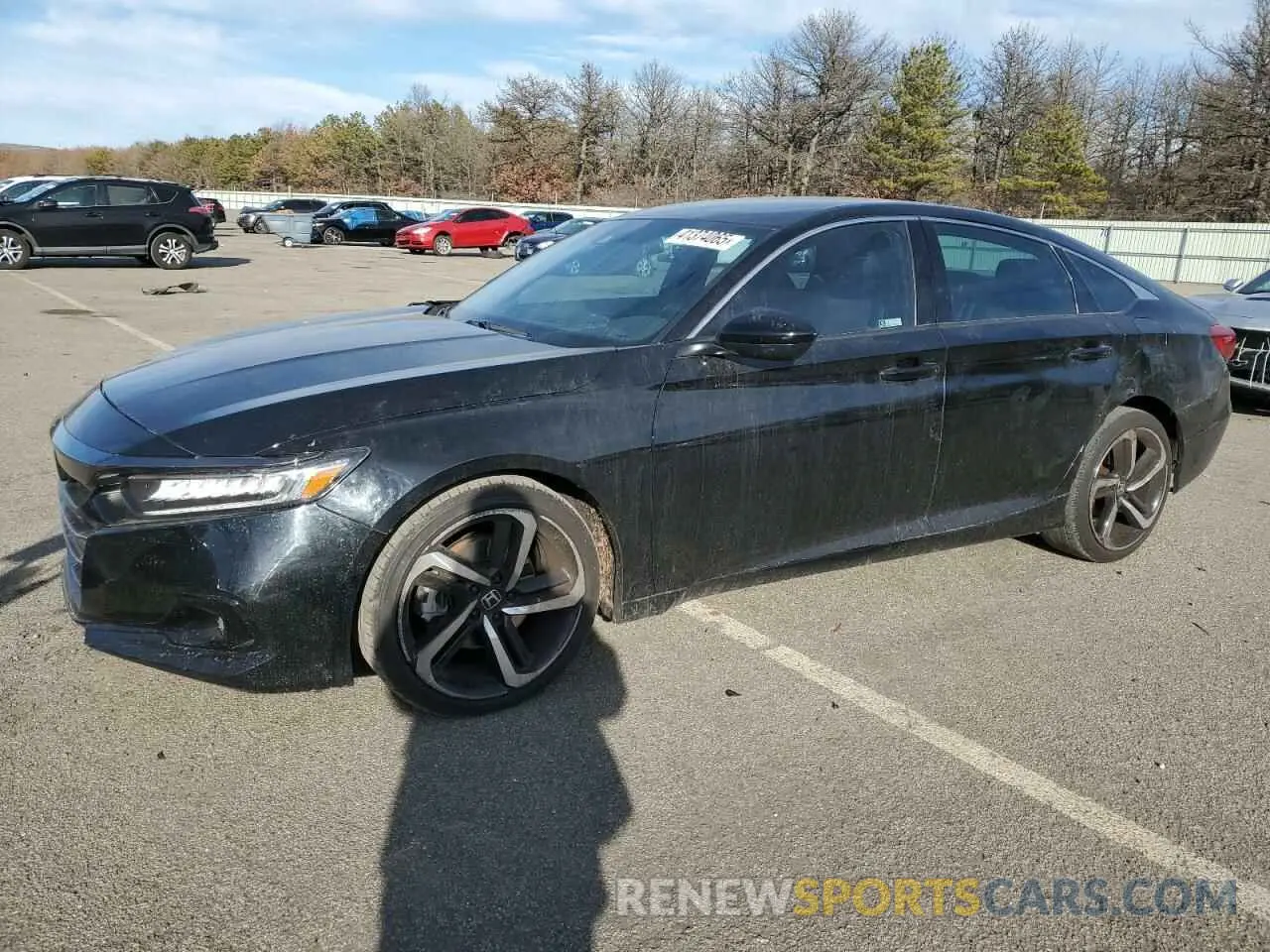 1 fotografías del automóvil dañado 1HGCV1F38NA051688 HONDA ACCORD 2022