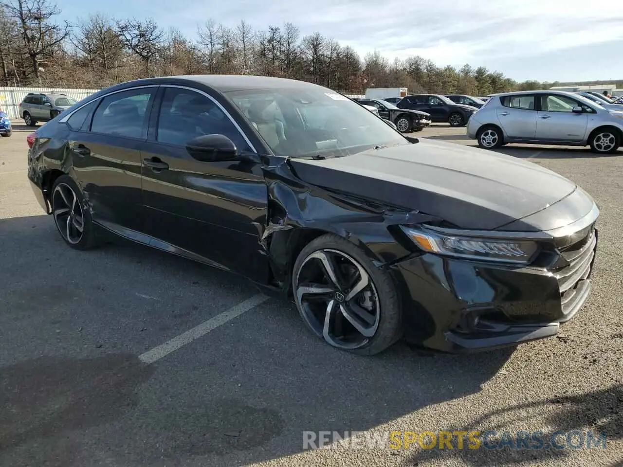 4 fotografías del automóvil dañado 1HGCV1F38NA051688 HONDA ACCORD 2022
