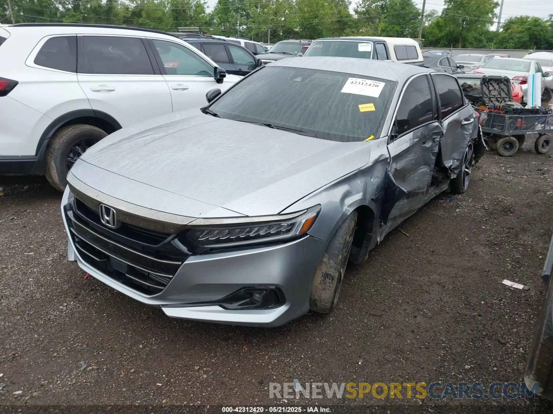 2 fotografías del automóvil dañado 1HGCV1F38NA058818 HONDA ACCORD 2022
