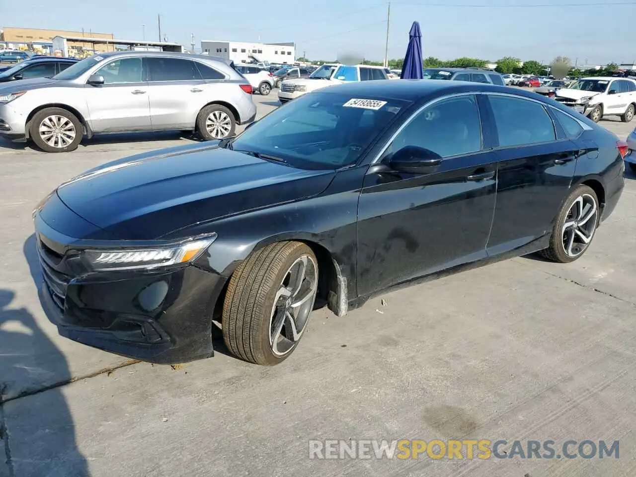 1 fotografías del automóvil dañado 1HGCV1F38NA110092 HONDA ACCORD 2022