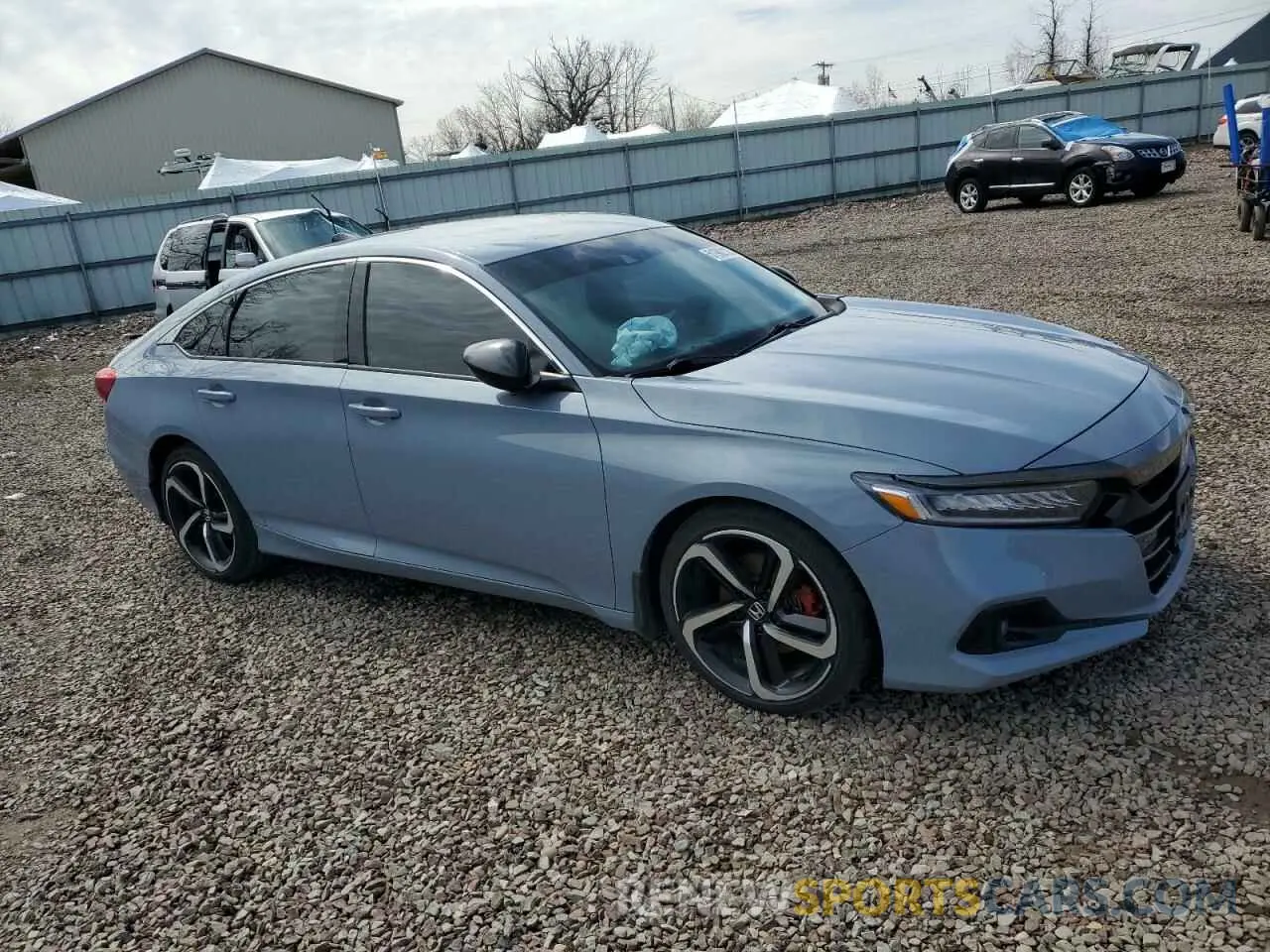 4 fotografías del automóvil dañado 1HGCV1F39NA108285 HONDA ACCORD 2022