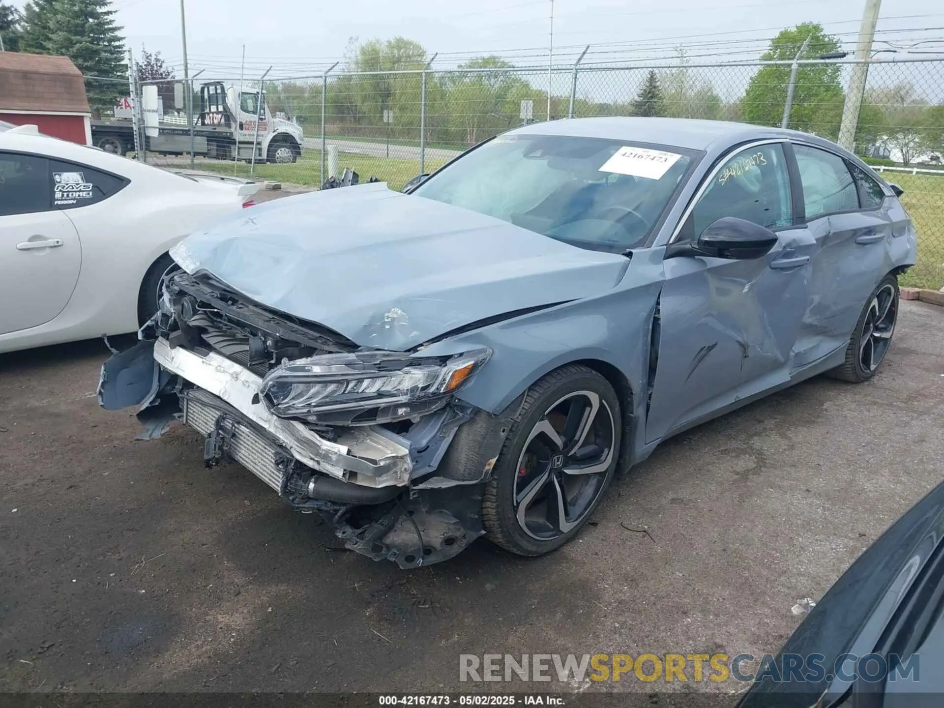 2 fotografías del automóvil dañado 1HGCV1F3XNA014044 HONDA ACCORD 2022
